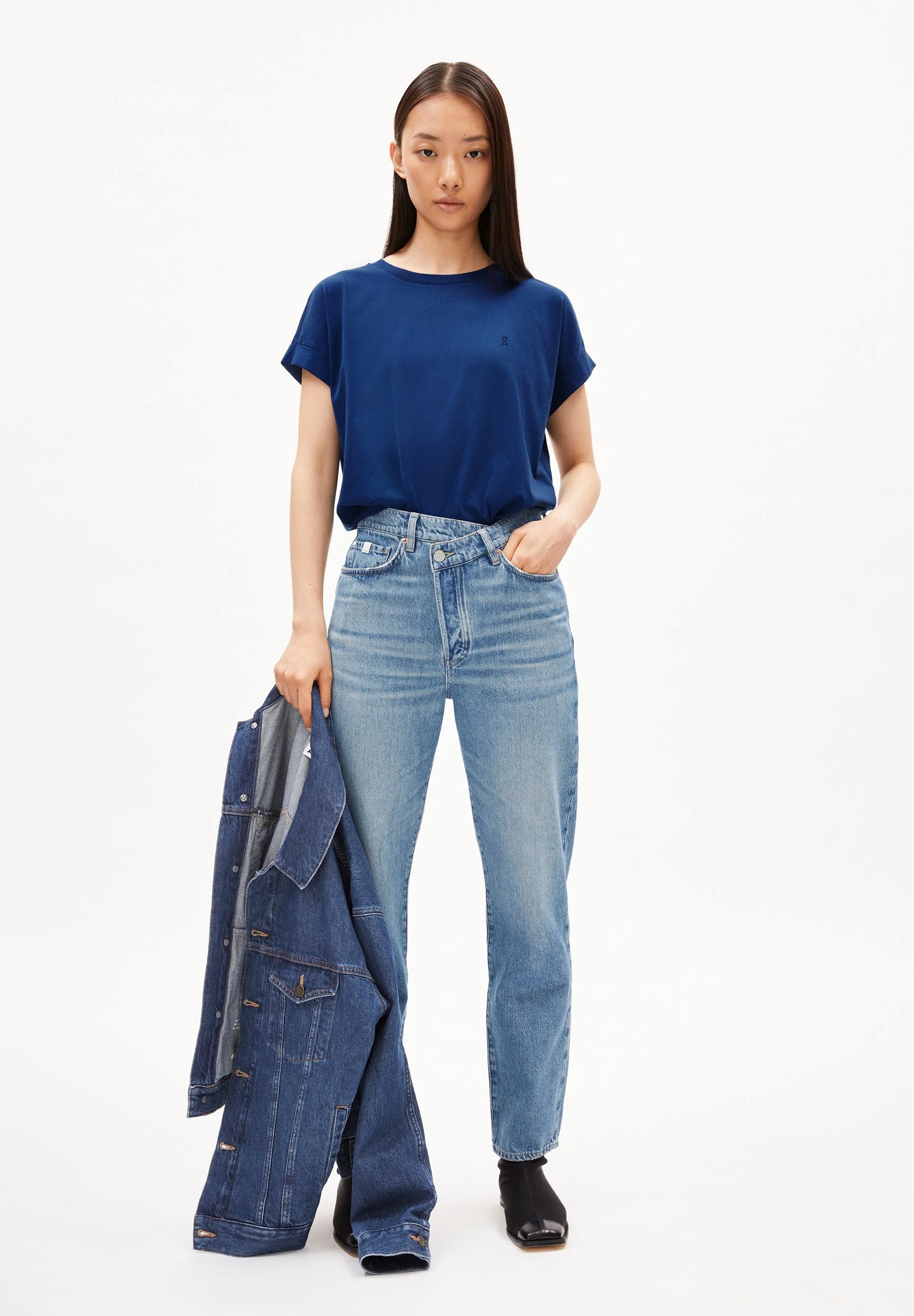 IDAARA T-SHIRT | faded indigo - Image 5