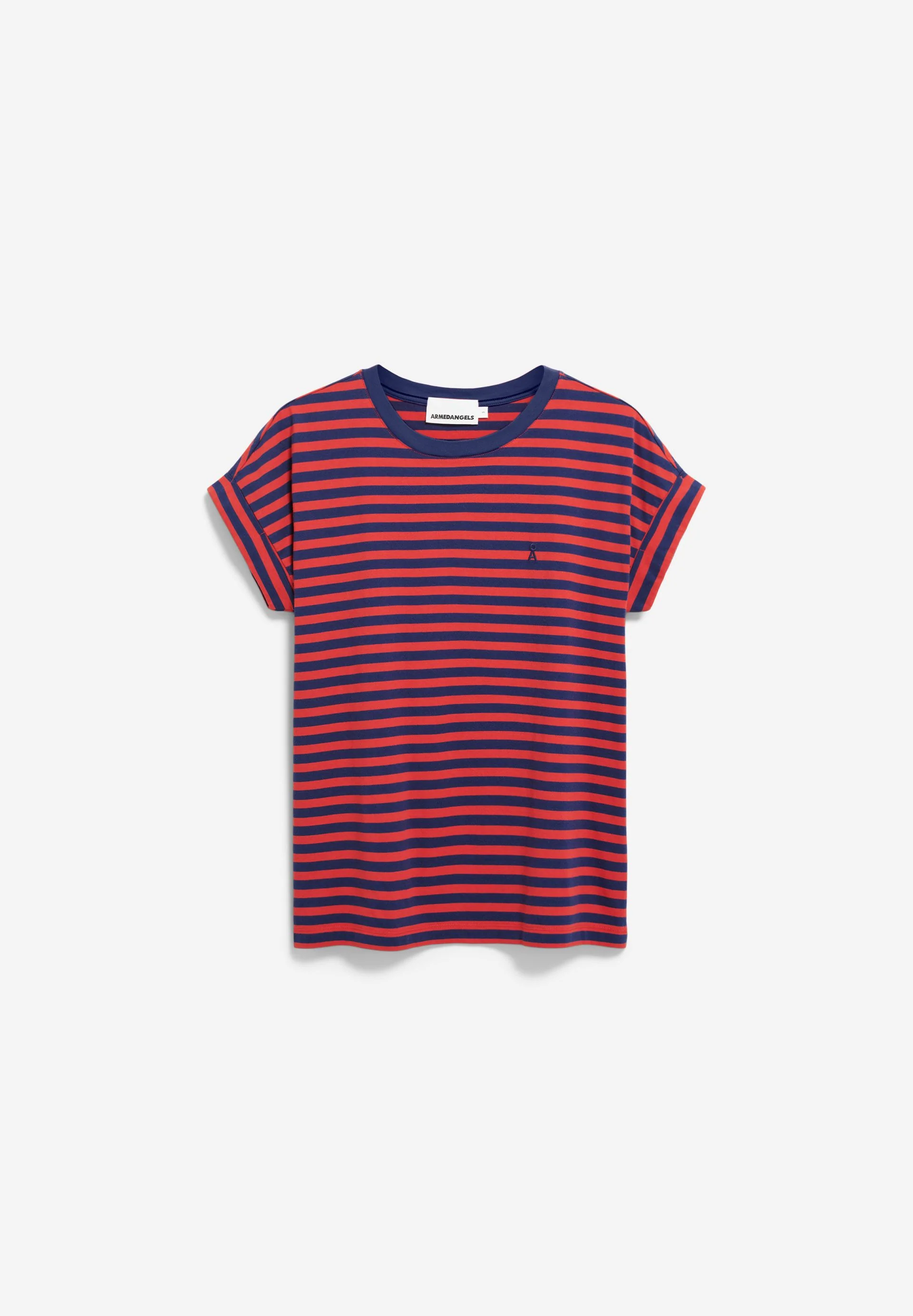 IDAARA GESTREIFTES T-SHIRT | blue noon-coral blush - Image 6