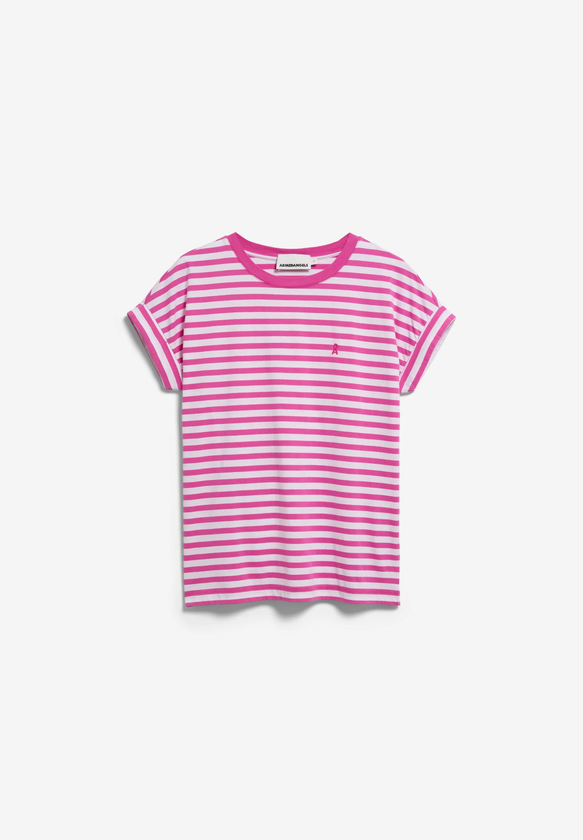 IDAARA GESTREIFTES T-SHIRT | white-very berry - Image 6