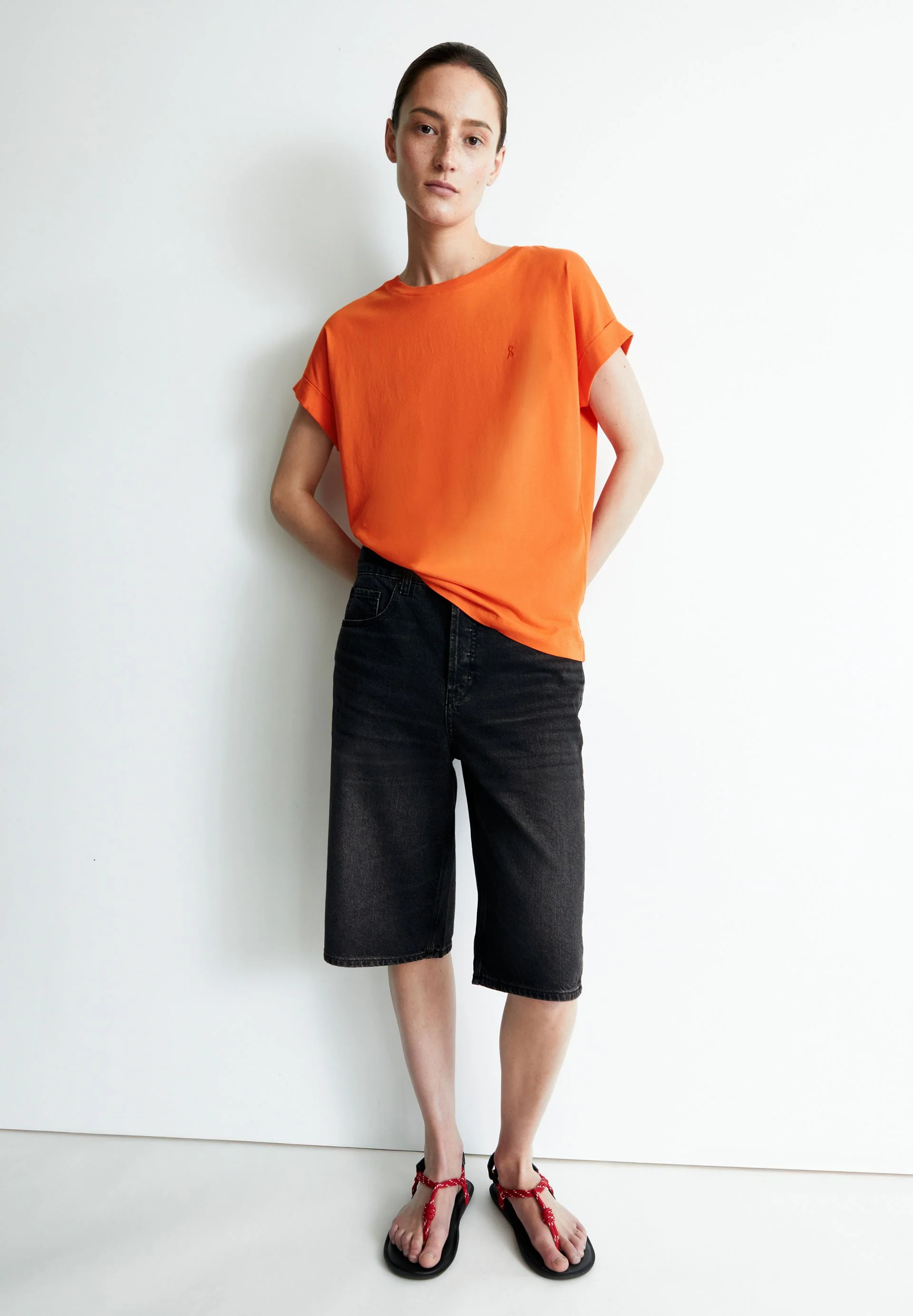 IDAARA T-SHIRT | sunset orange - Image 4