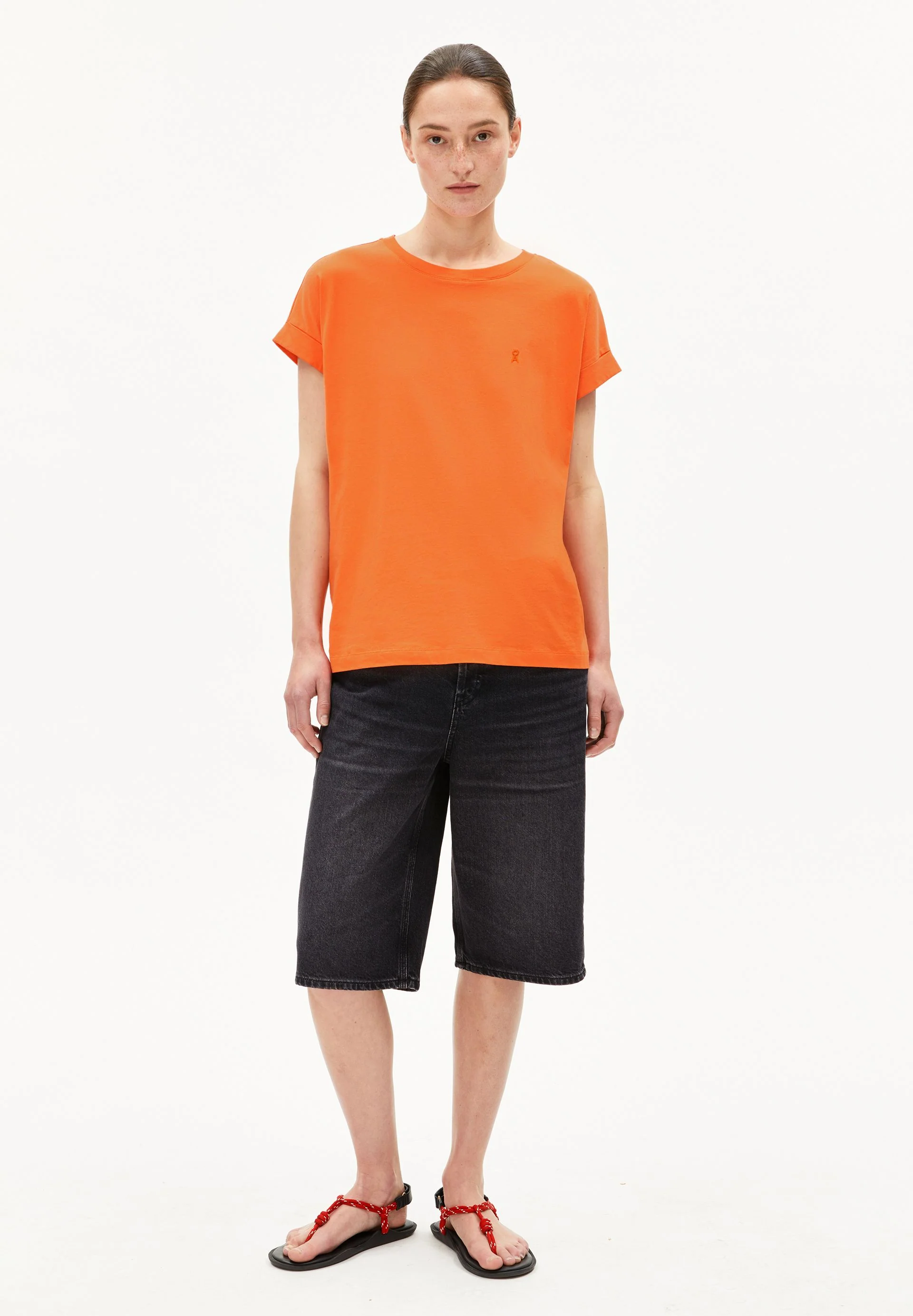 IDAARA T-SHIRT | sunset orange - Image 5