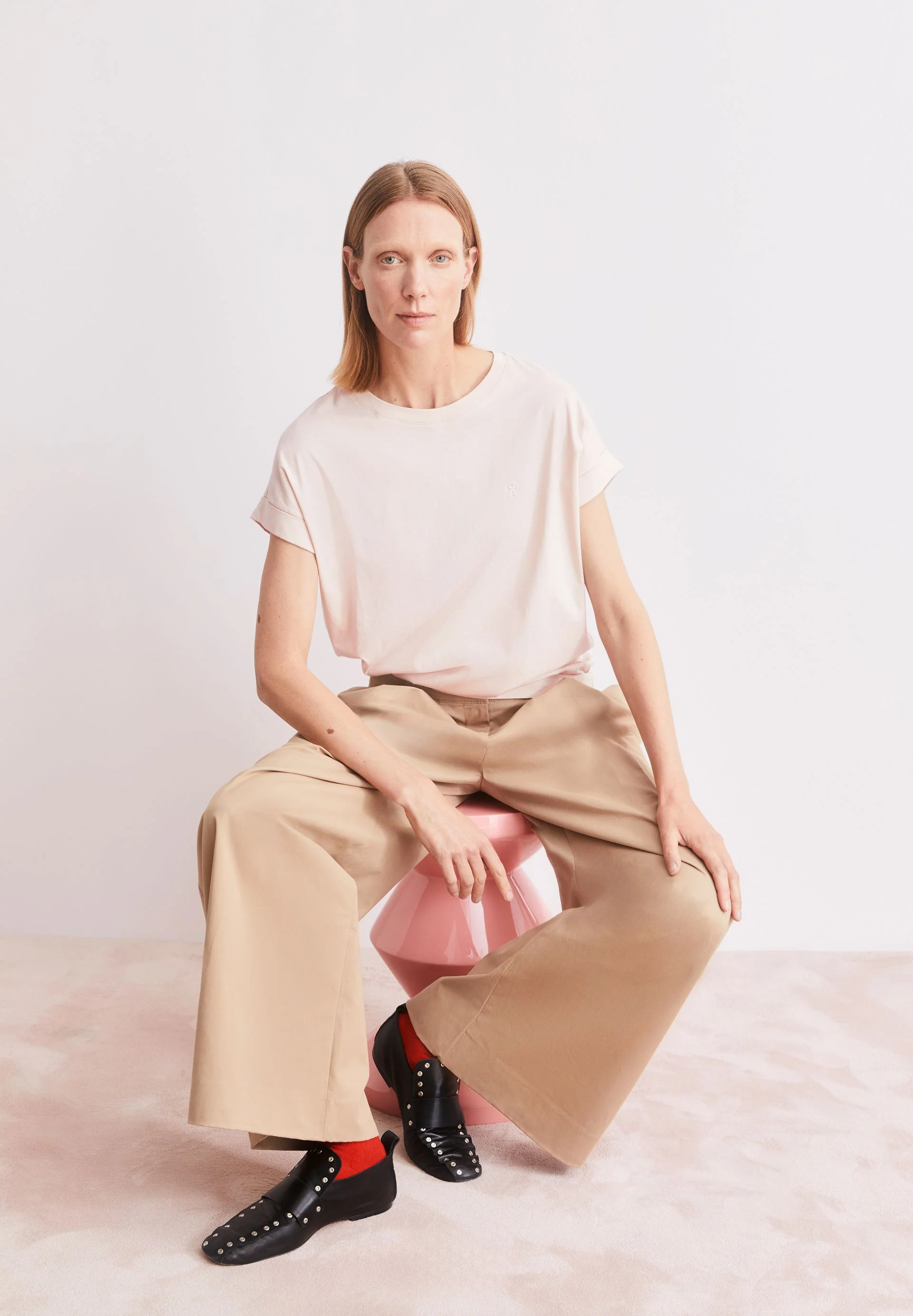 IDAARA T-SHIRT | pale peach - Image 4