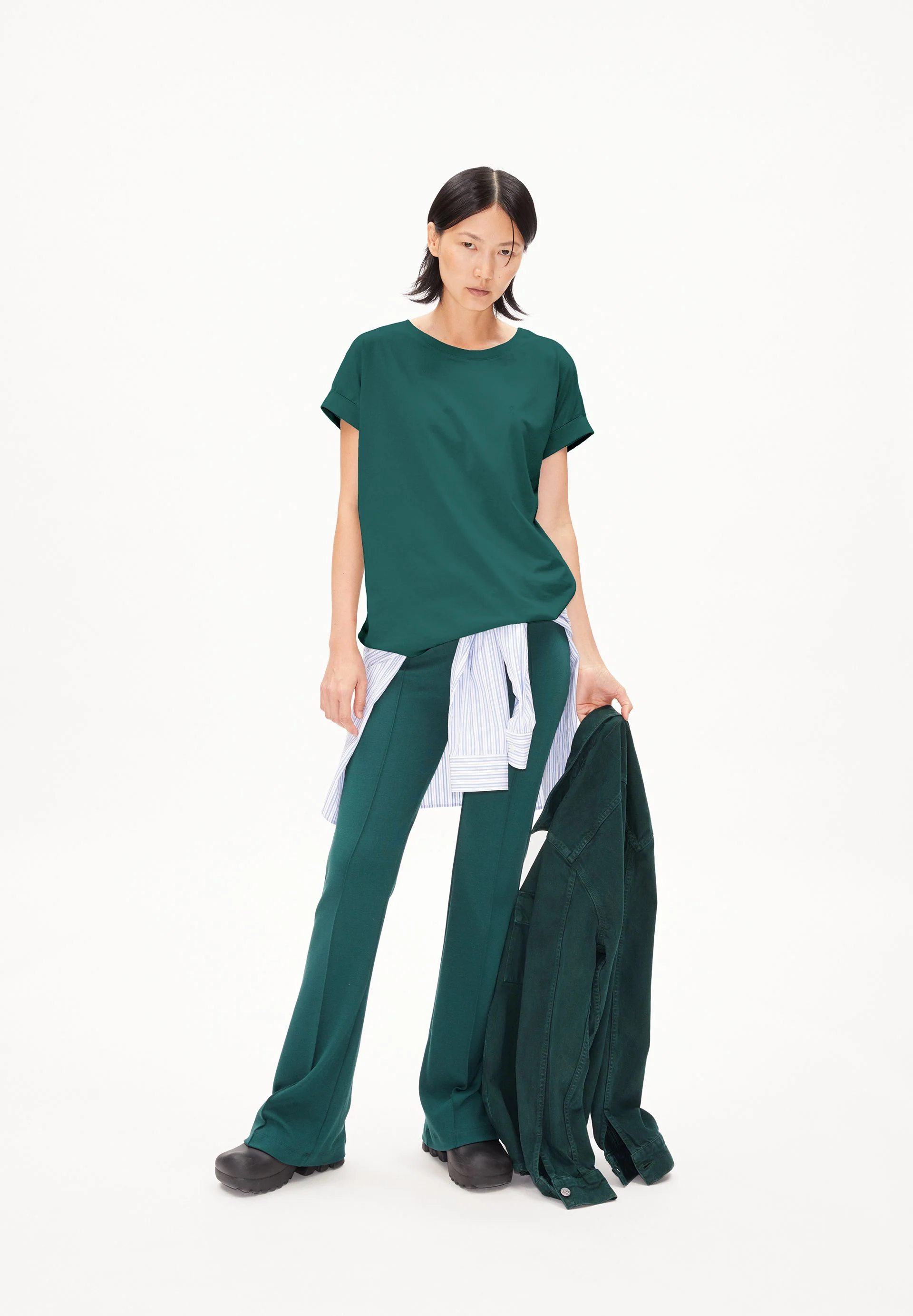 IDAARA T-SHIRT | teal stone - Image 4