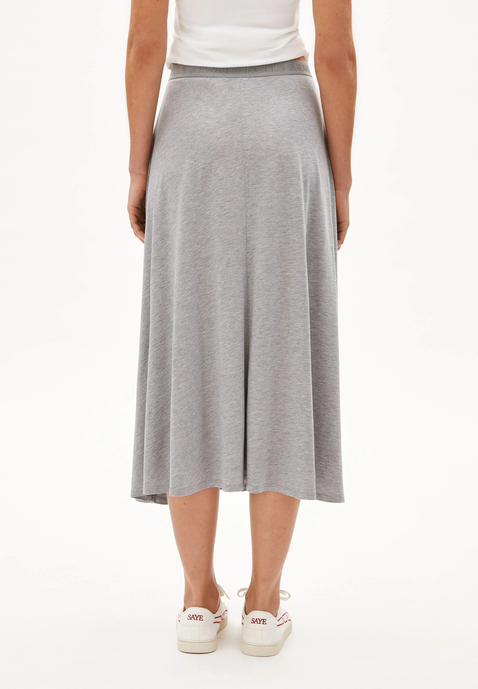 ILENIAA LARAA MIDI-ROCK | mid grey melange - Image 2