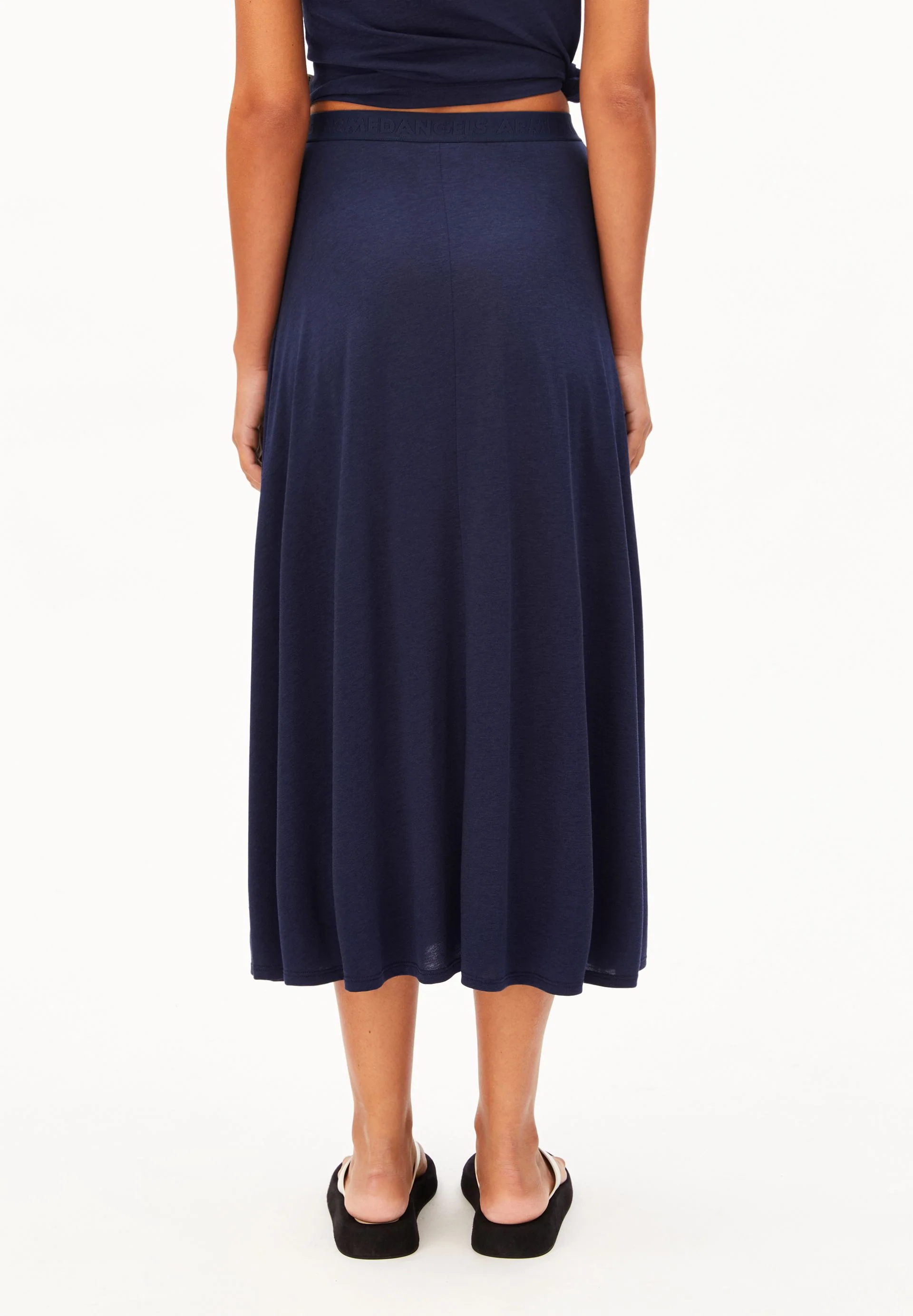 ILENIAA LARAA MIDI-ROCK | tinted navy - Image 2