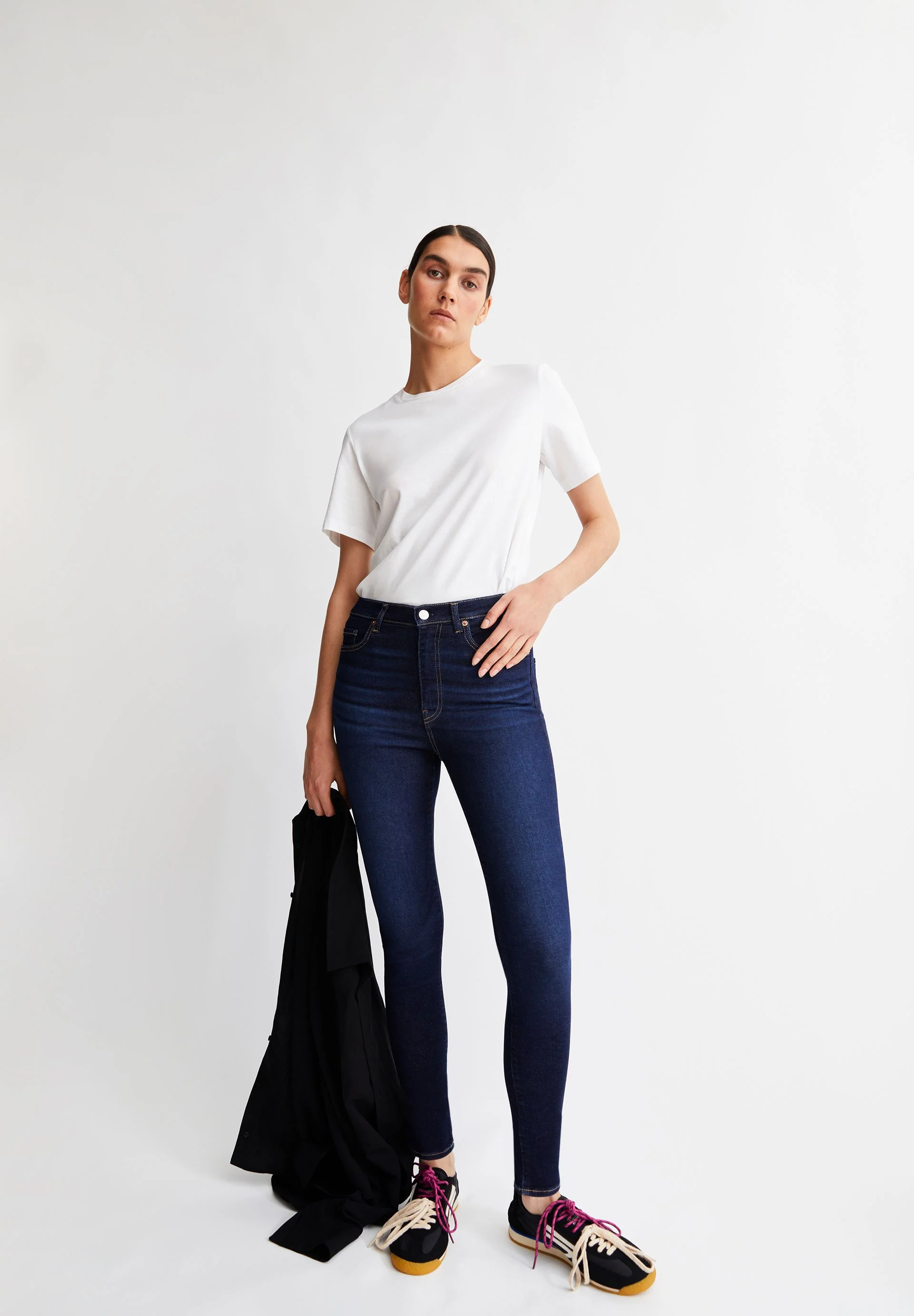 INGAA HIGH WAIST SKINNY JEANS | demure - Image 4