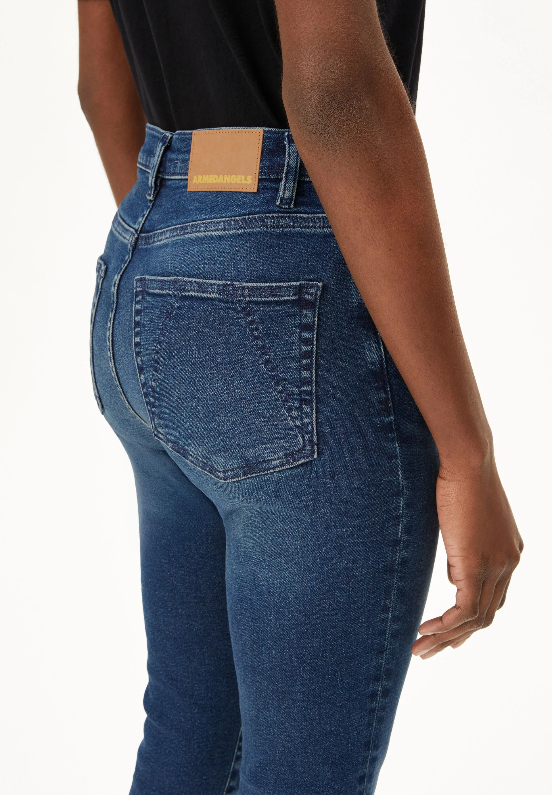 INGAA HIGH WAIST SKINNY JEANS | galaxy blue - Image 3