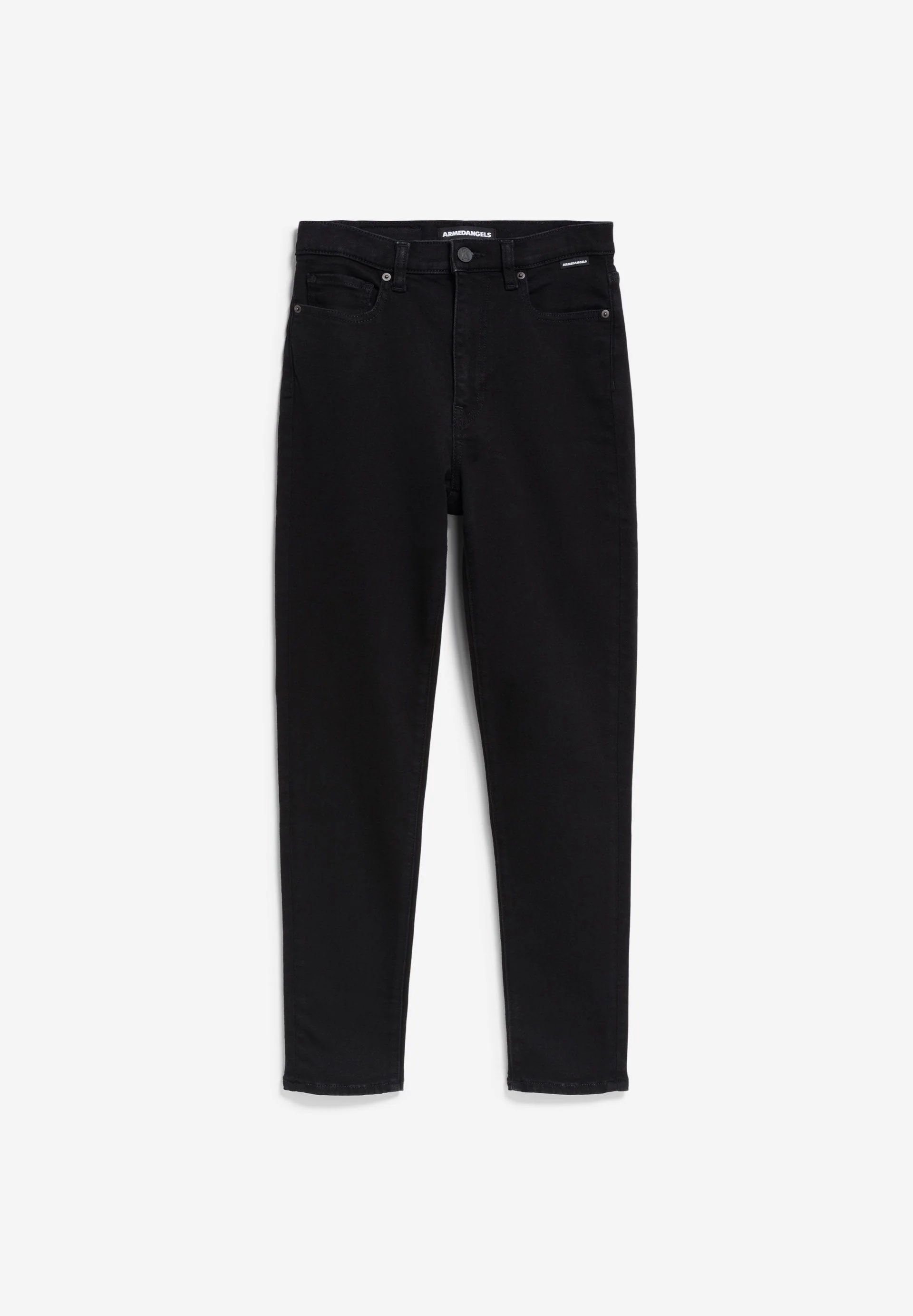 INGAA HIGH WAIST SKINNY JEANS | rinse black - Image 7