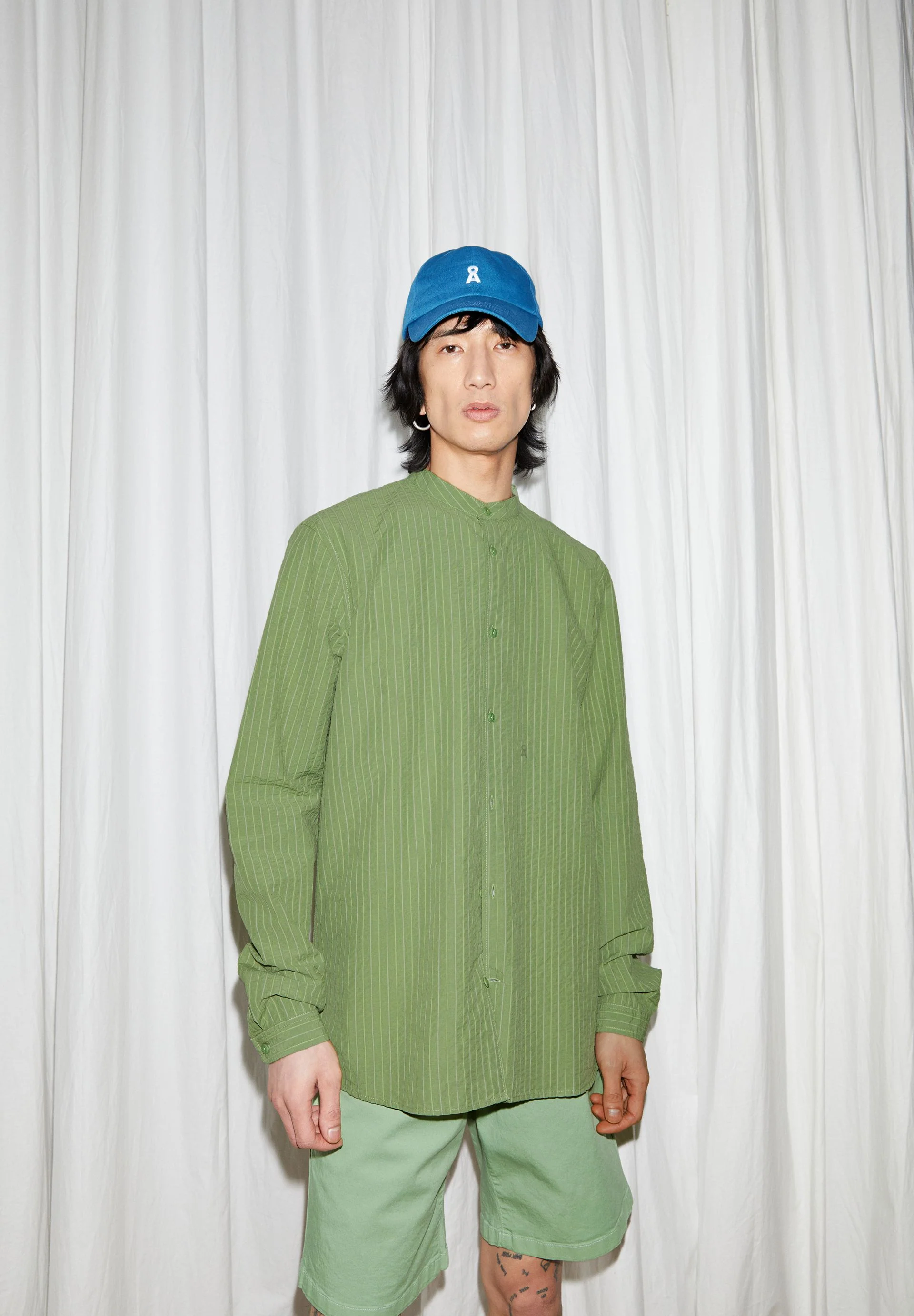 JAACKO STRIPED | smith green-oatmilk - Image 4