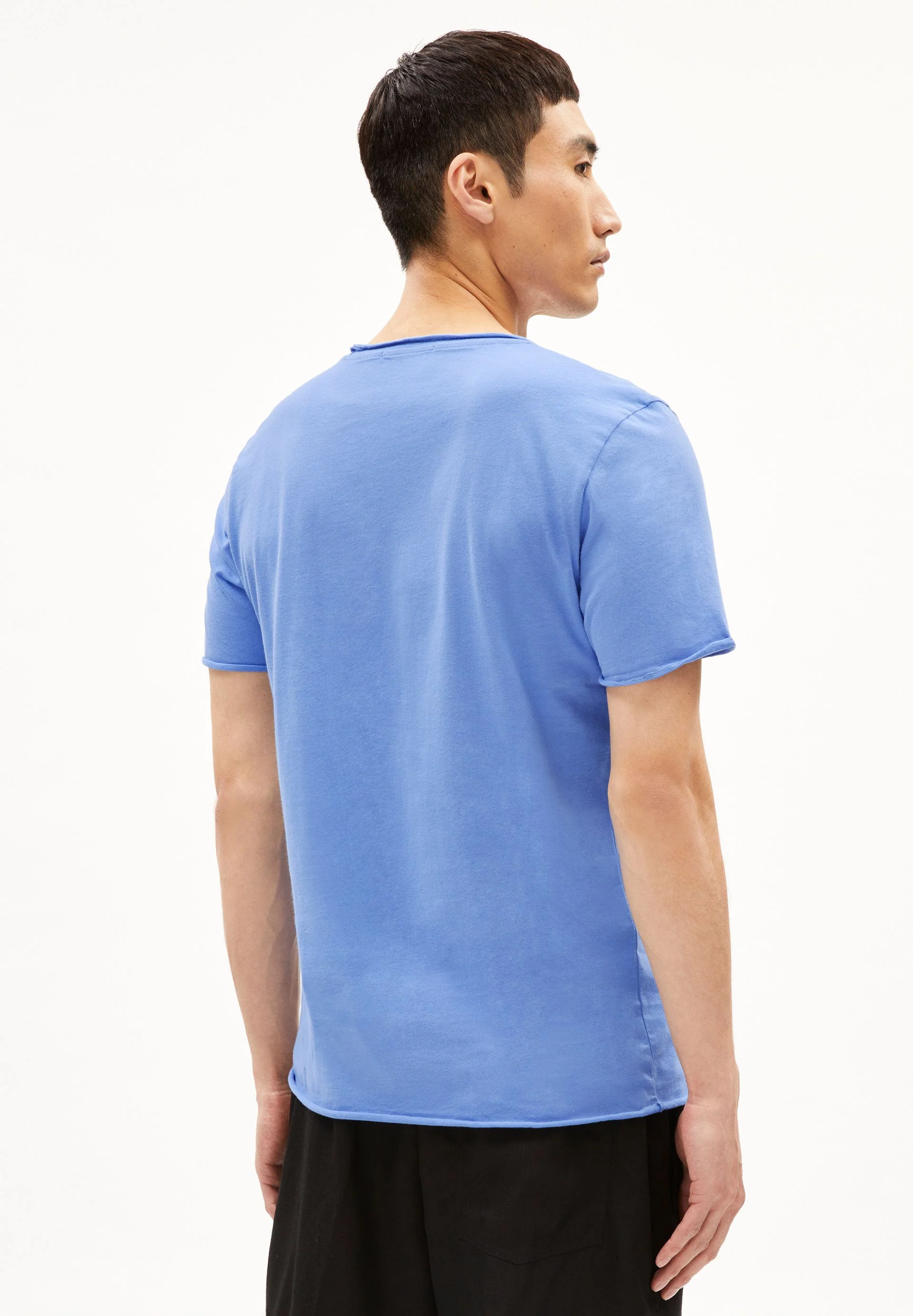JAAMES BRUSHED T-SHIRT | blue bloom - Image 2