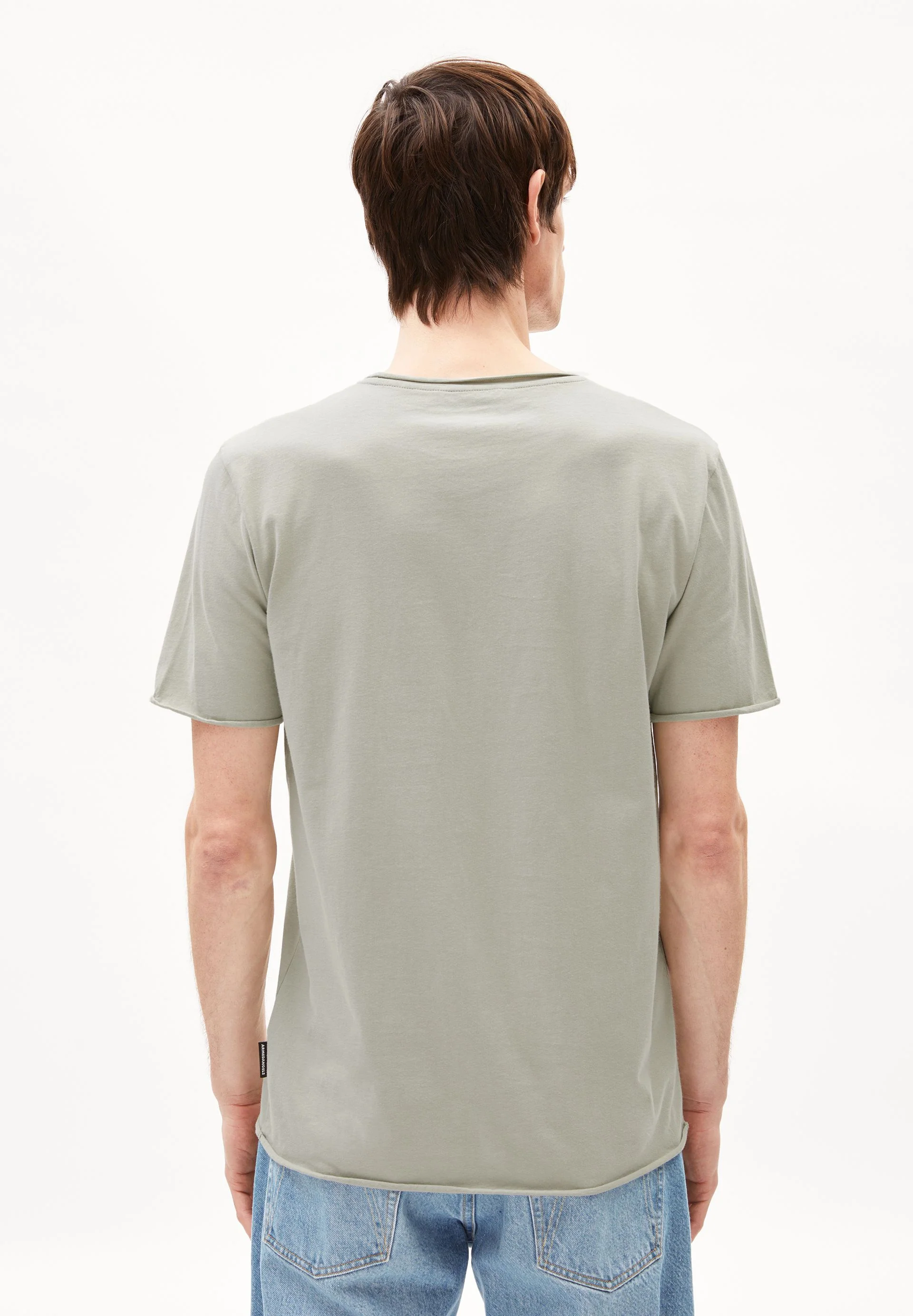 JAAMES BRUSHED T-SHIRT | seagreen - Image 2