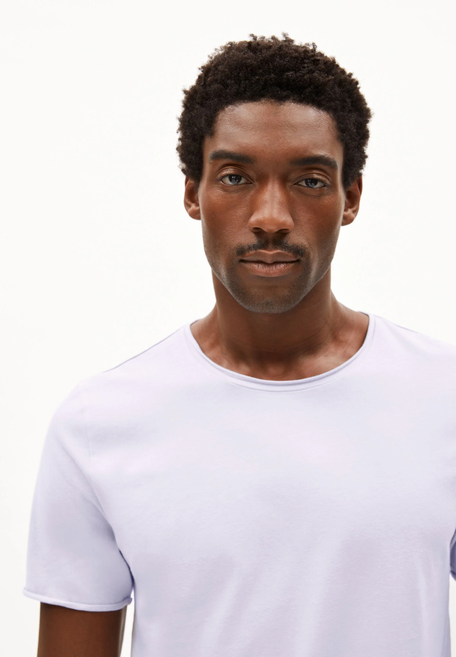 JAAMES BRUSHED T-SHIRT | soft lilac - Image 3