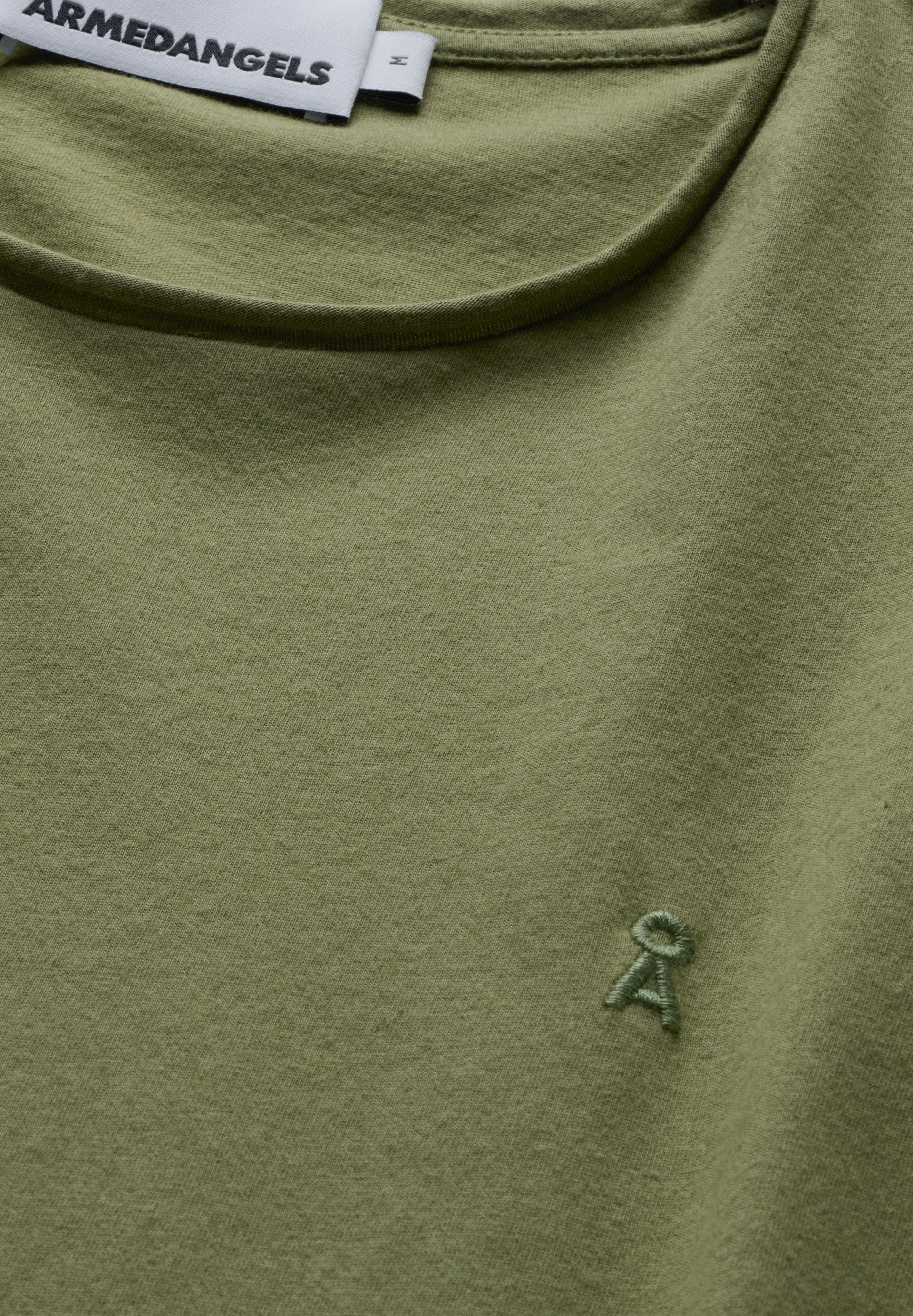 JAAMES BRUSHED T-SHIRT | fatigue green - Image 6