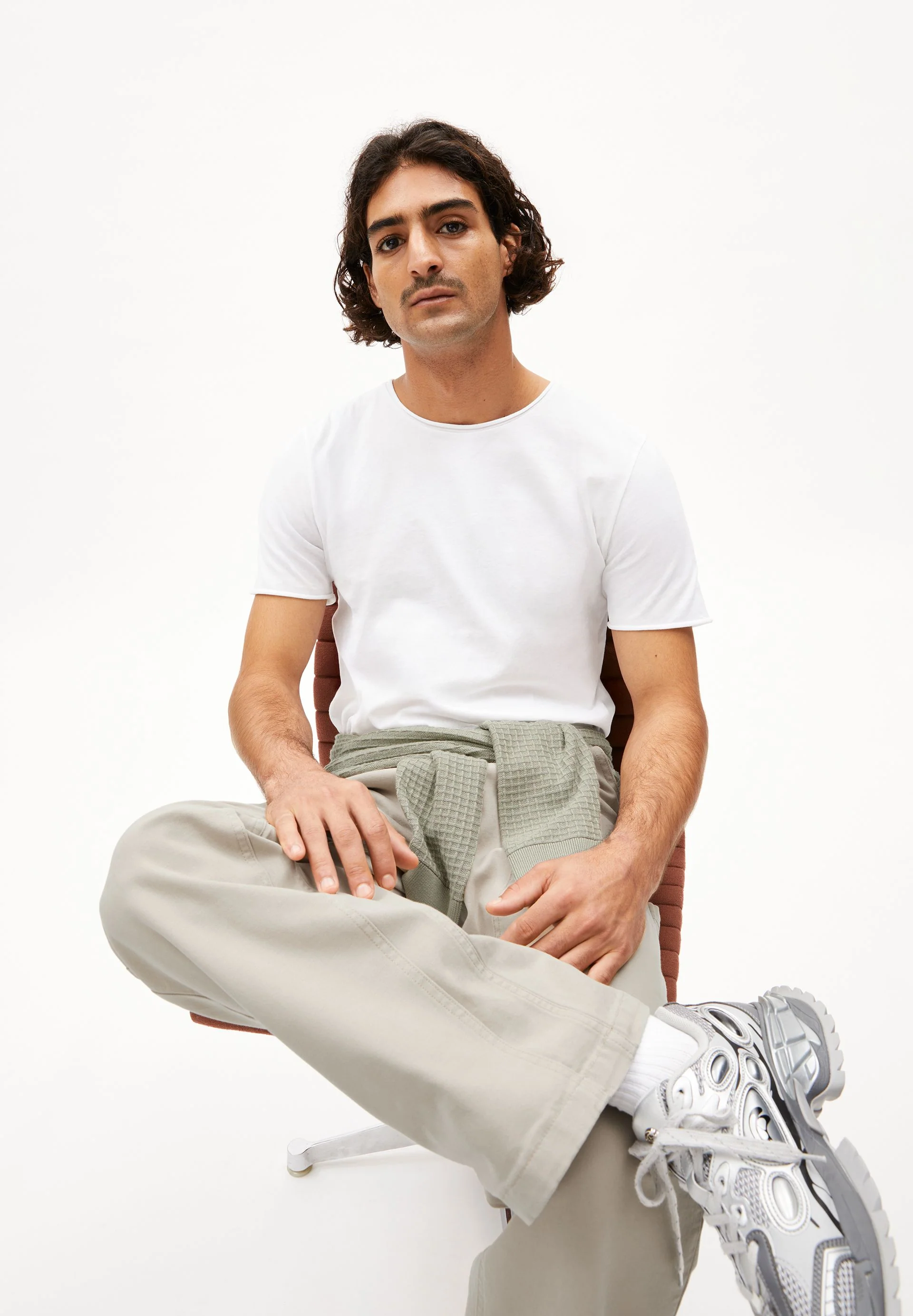 JAAMES BRUSHED T-SHIRT | white - Image 4