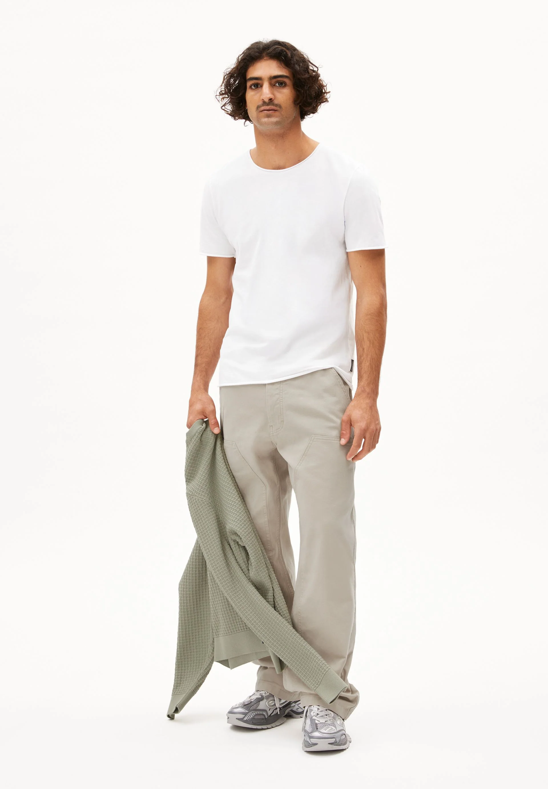 JAAMES BRUSHED T-SHIRT | white - Image 5