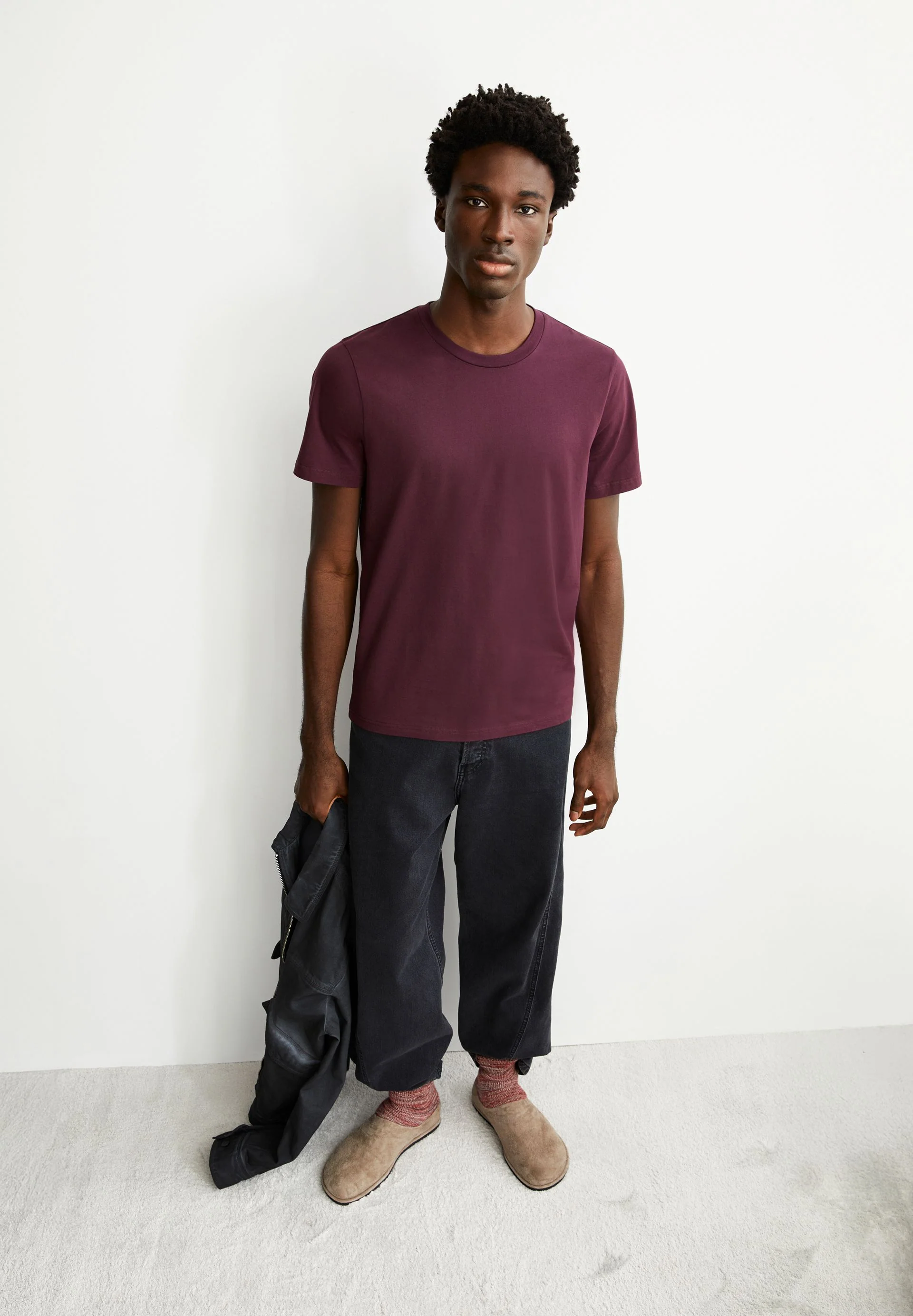 JAAMES T-SHIRT | dark cranberry - Image 4