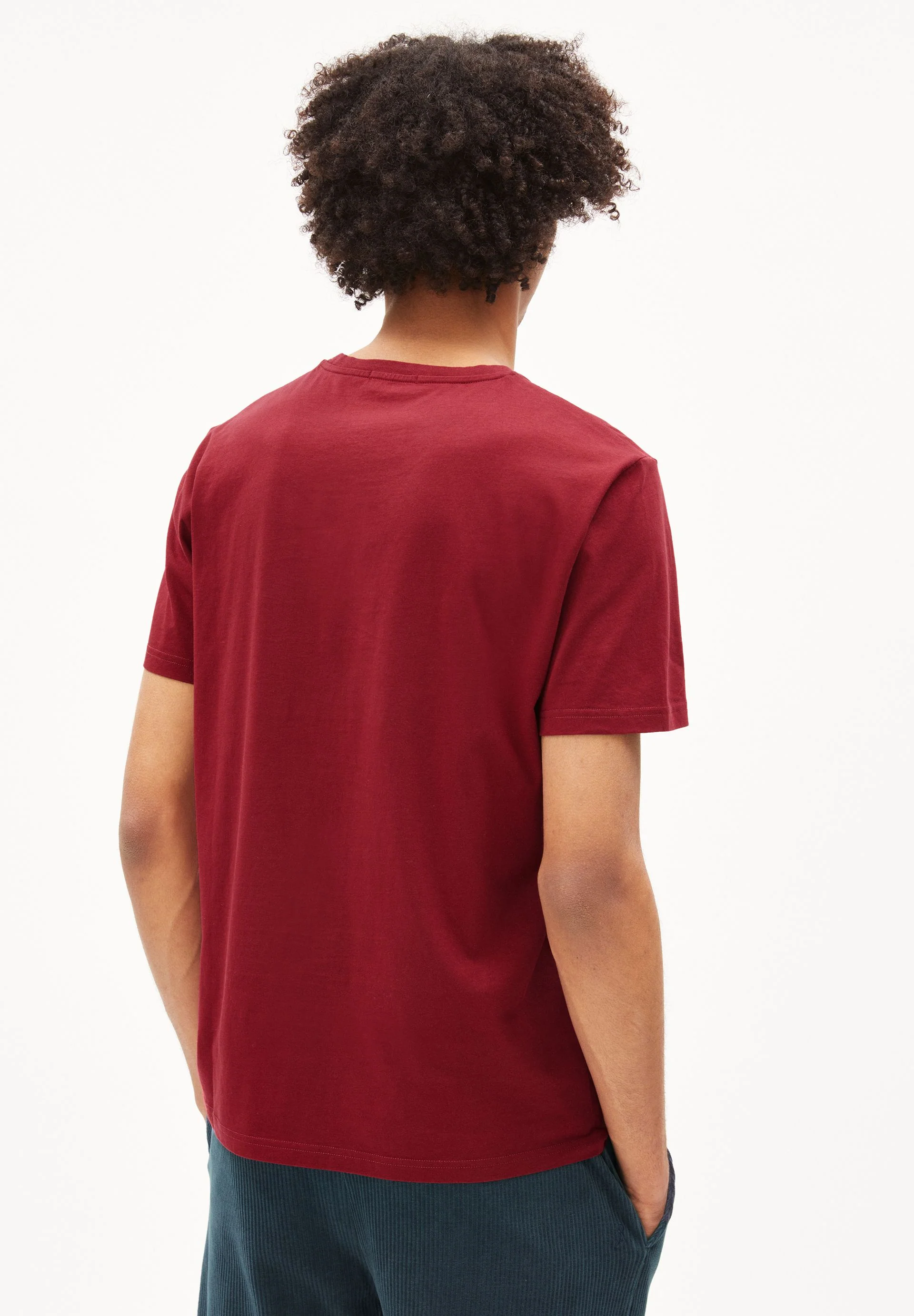 JAAMES T-SHIRT | dark ruby - Image 2