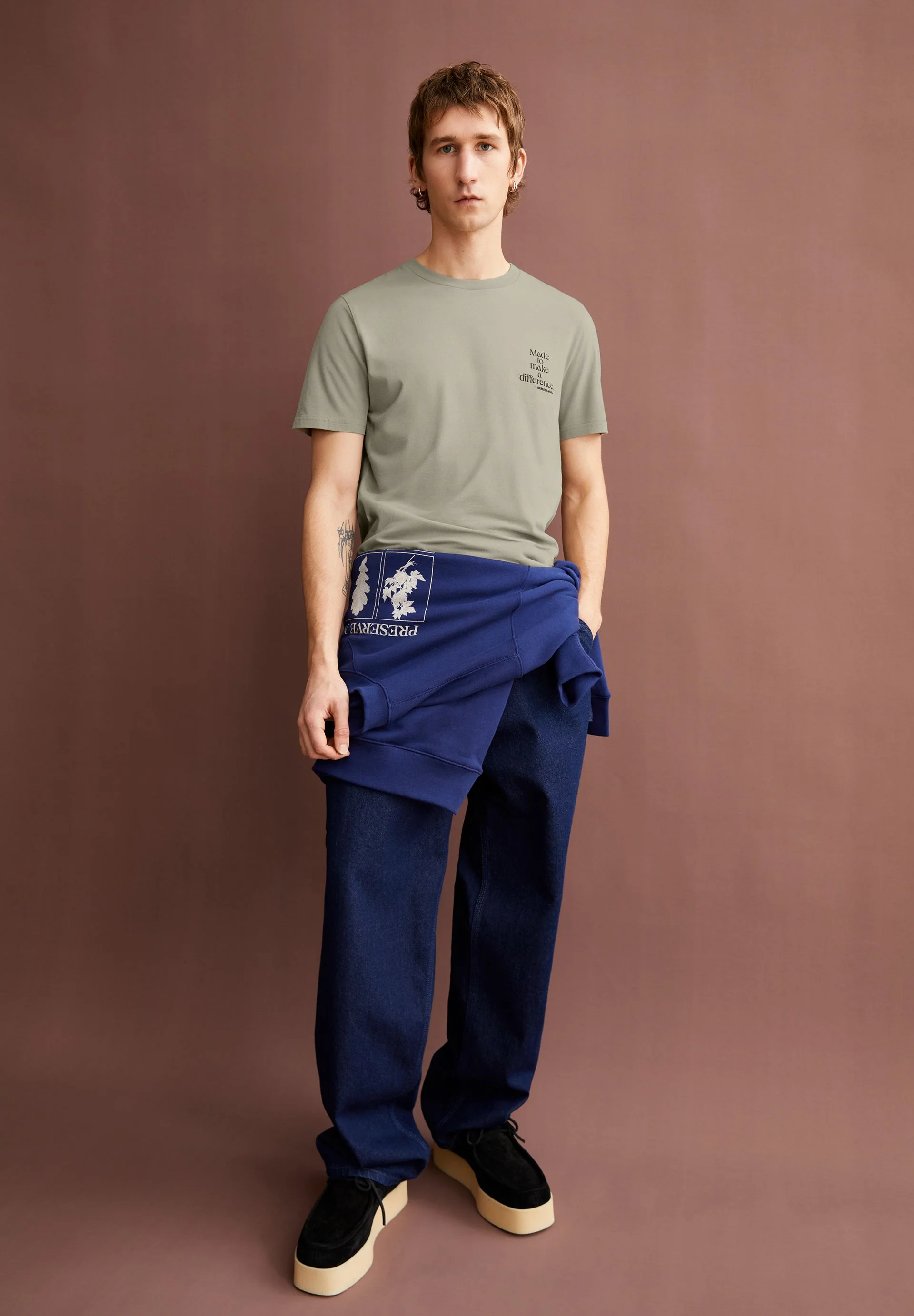 JAAMES DIFFERENCE T-SHIRT | light sage - Image 4