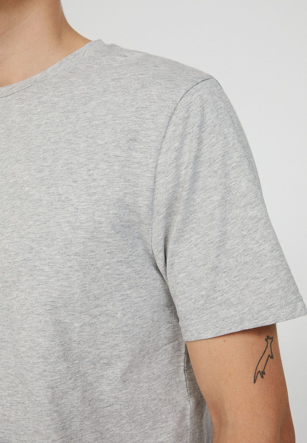 JAAMES T-SHIRT | grey melange - Image 3
