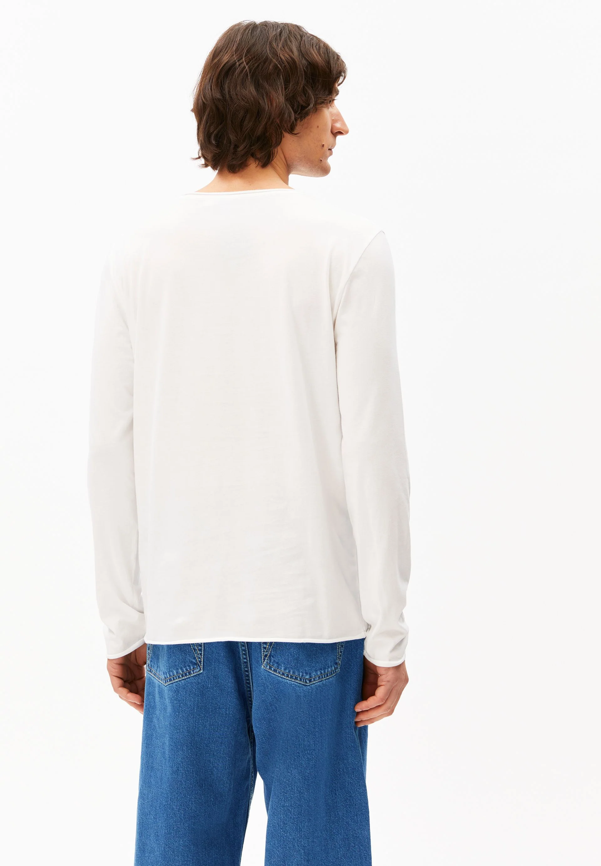 JAAMES BRUSHED LANGARMSHIRT | white - Image 2