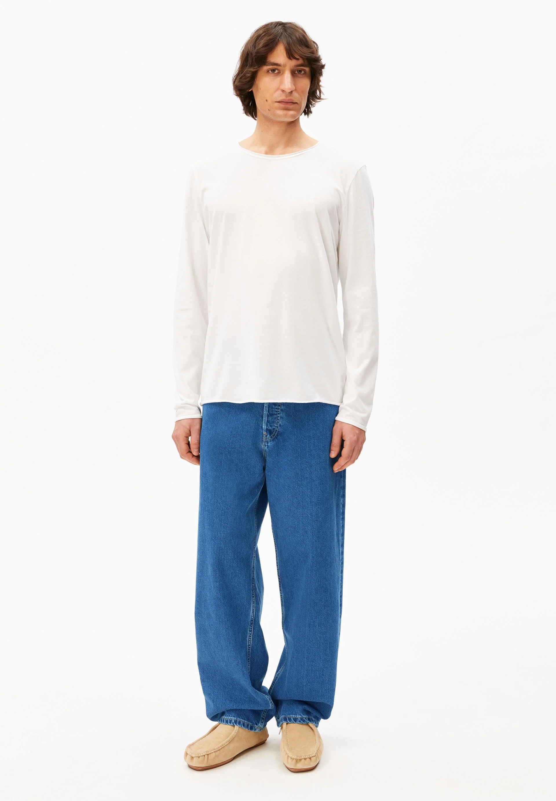 JAAMES BRUSHED LANGARMSHIRT | white - Image 5