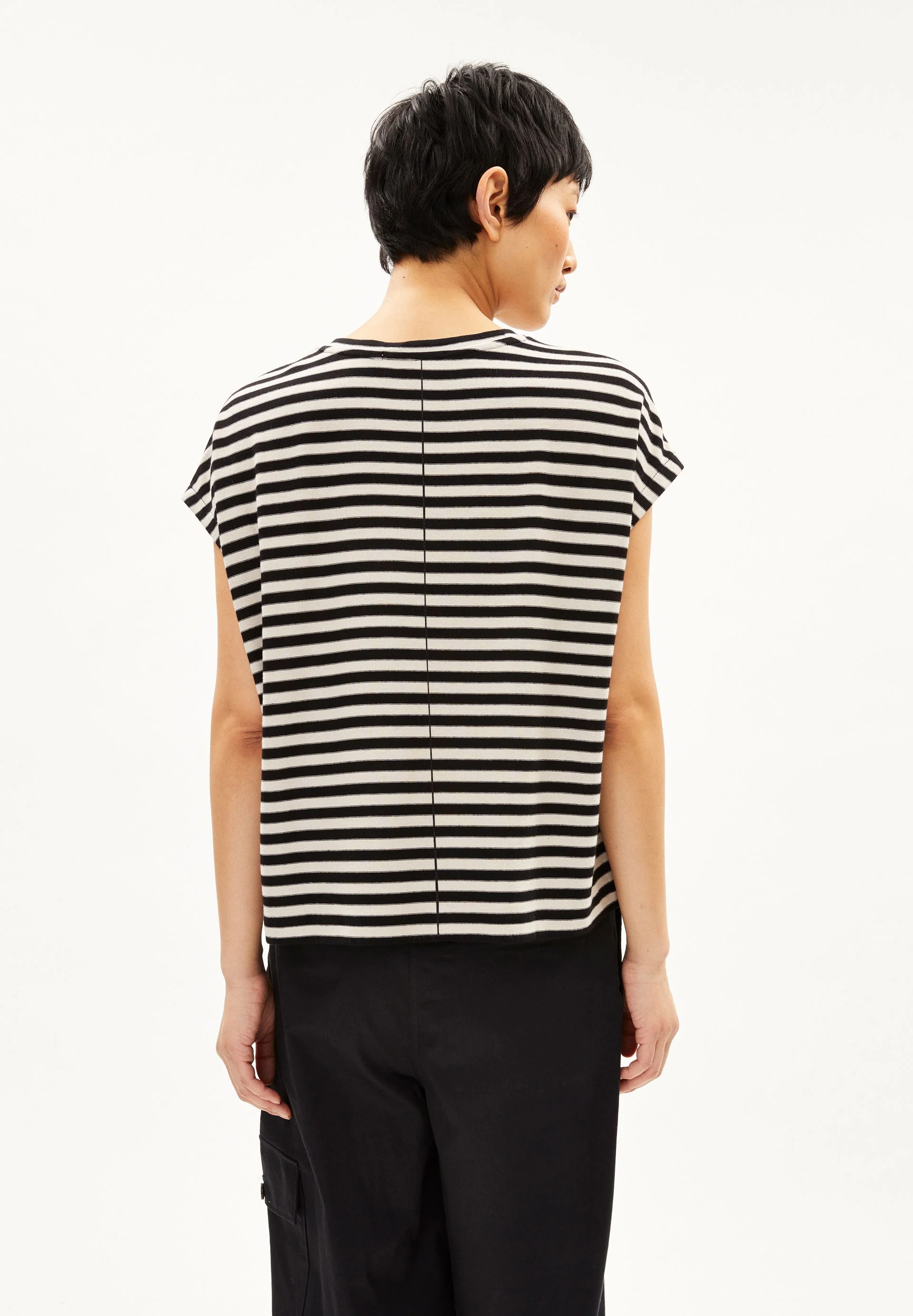 JAANISA KNITTED STRIPE | kitt-black - Image 2