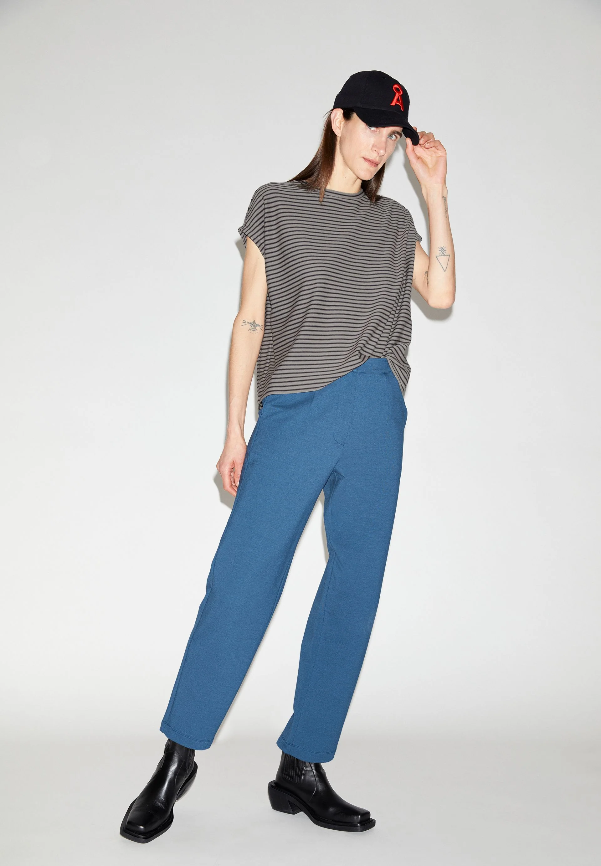 JAANISA MINI STRIPE | cool ash-muddy water - Image 4