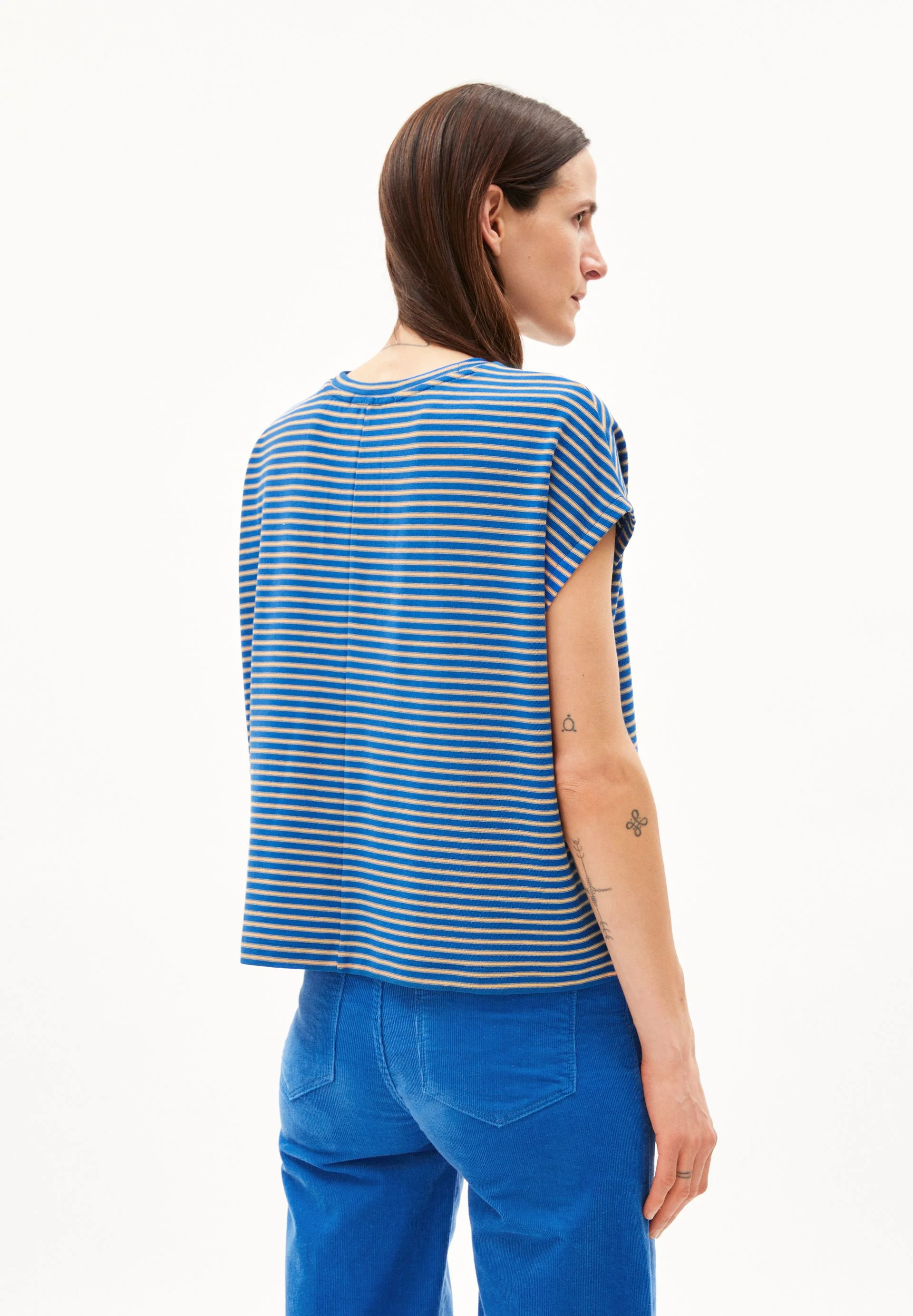 JAANISA MINI STRIPE | warm blue-light cloudberry - Image 2