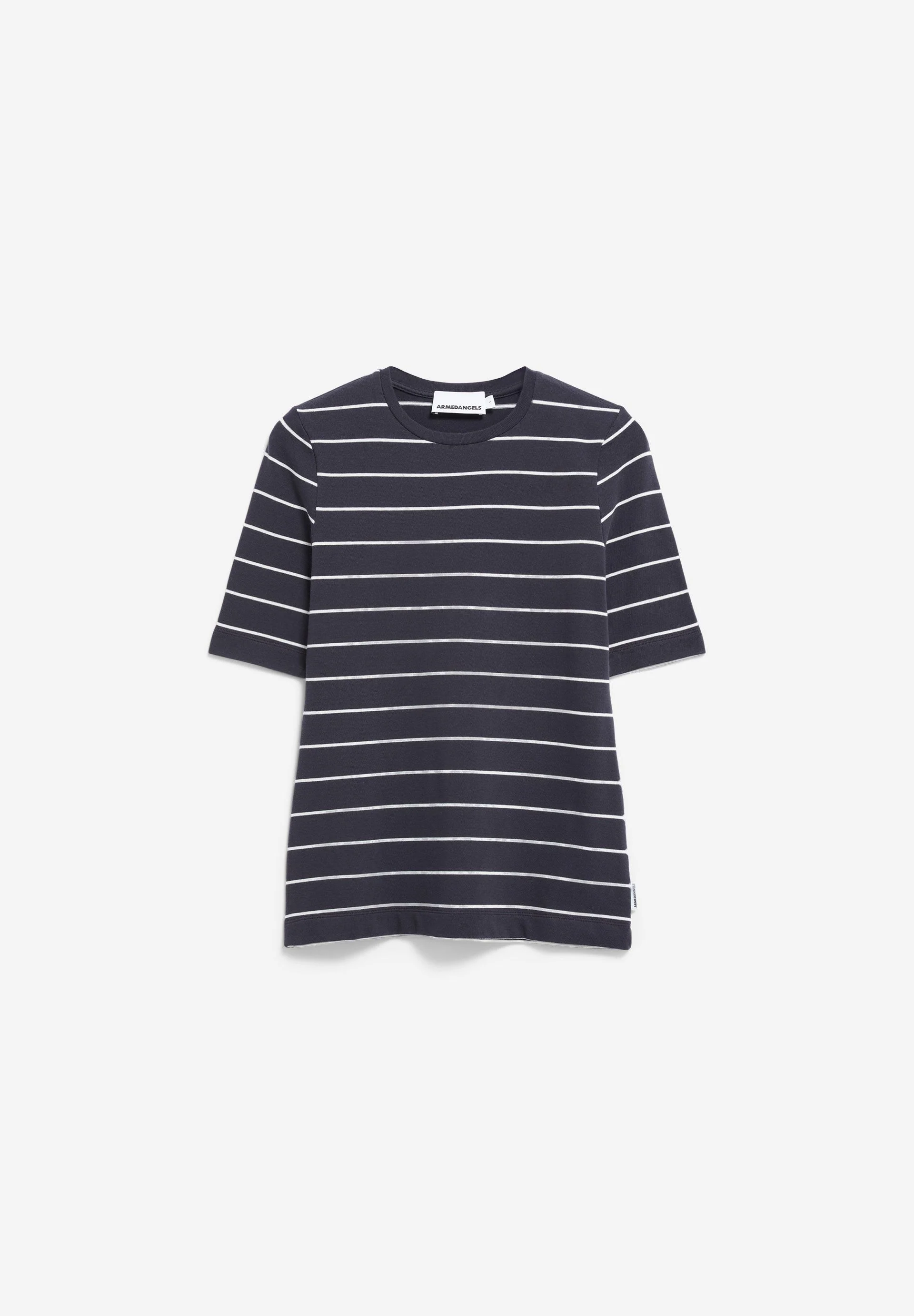 JAANISARA GESTREIFTES T-SHIRT | dark steel-oatmilk - Image 6