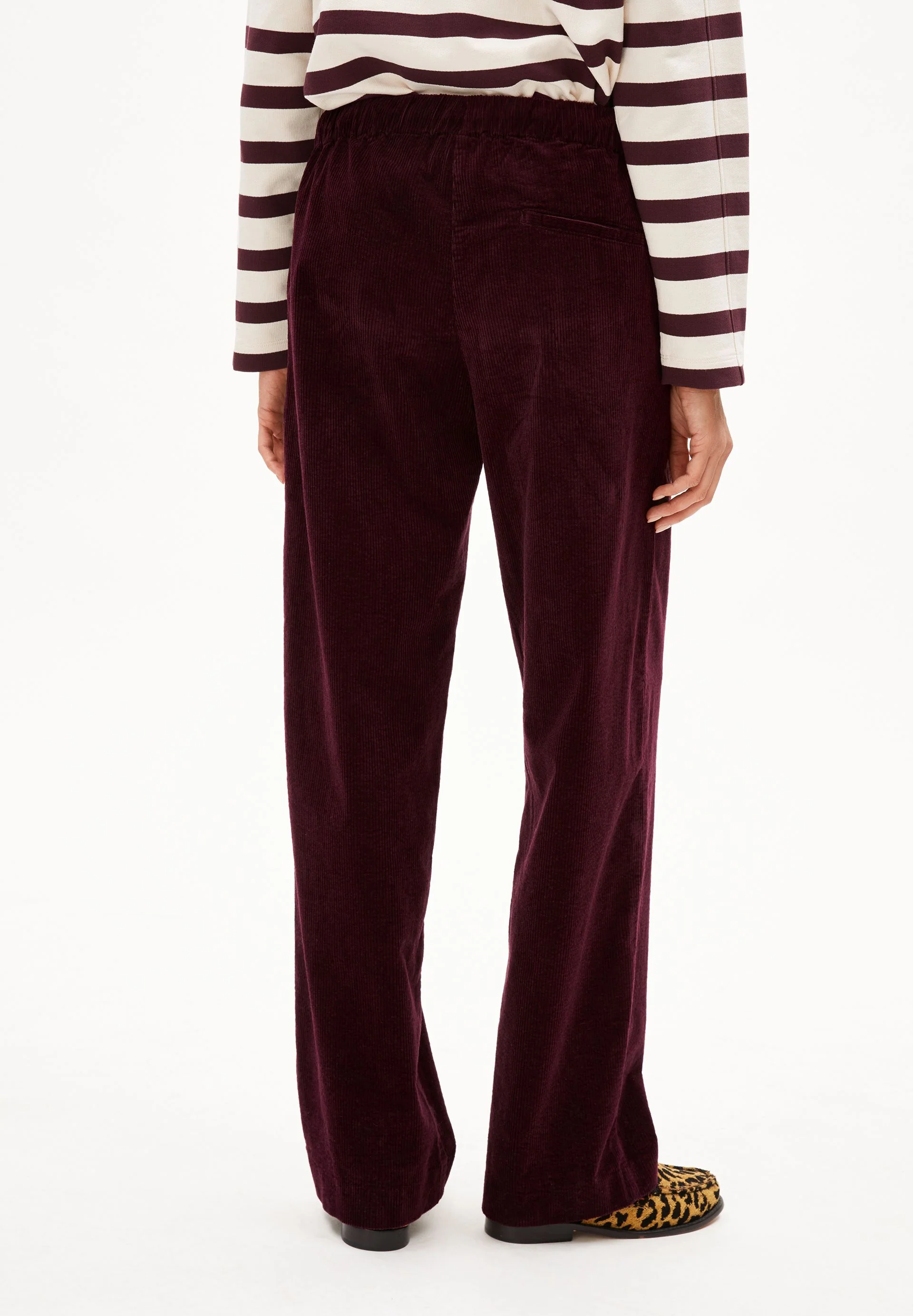 JAIMILAA CORDHOSE | dark cranberry - Image 2