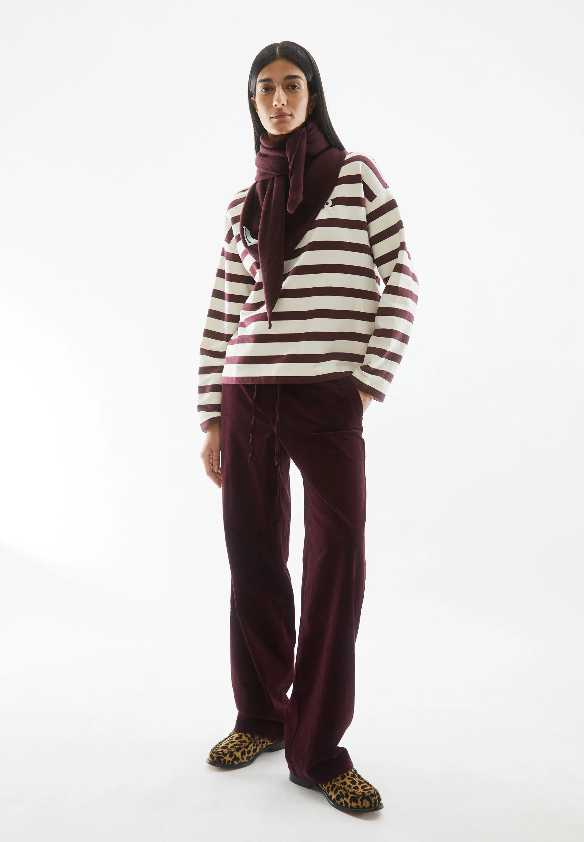 JAIMILAA CORDHOSE | dark cranberry - Image 4