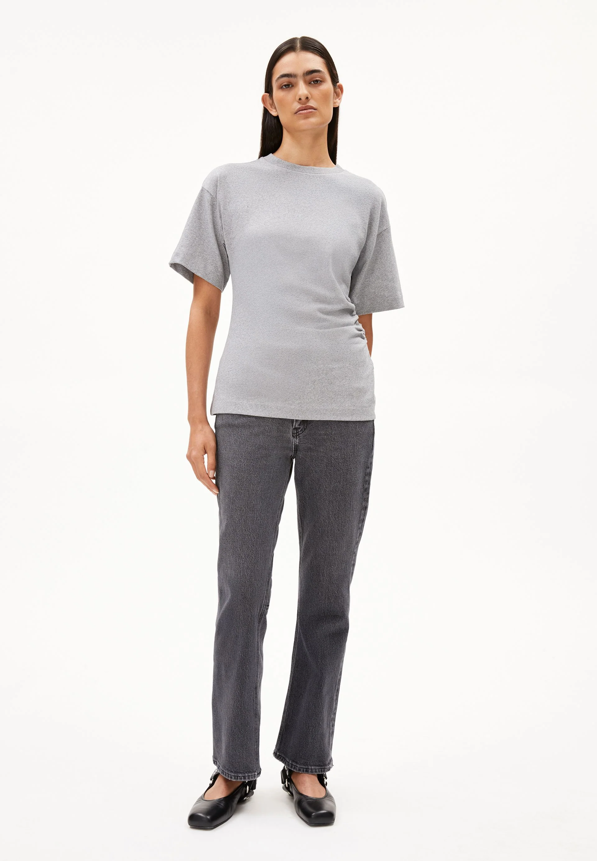 JAREKAA T-SHIRT | silver melange - Image 5