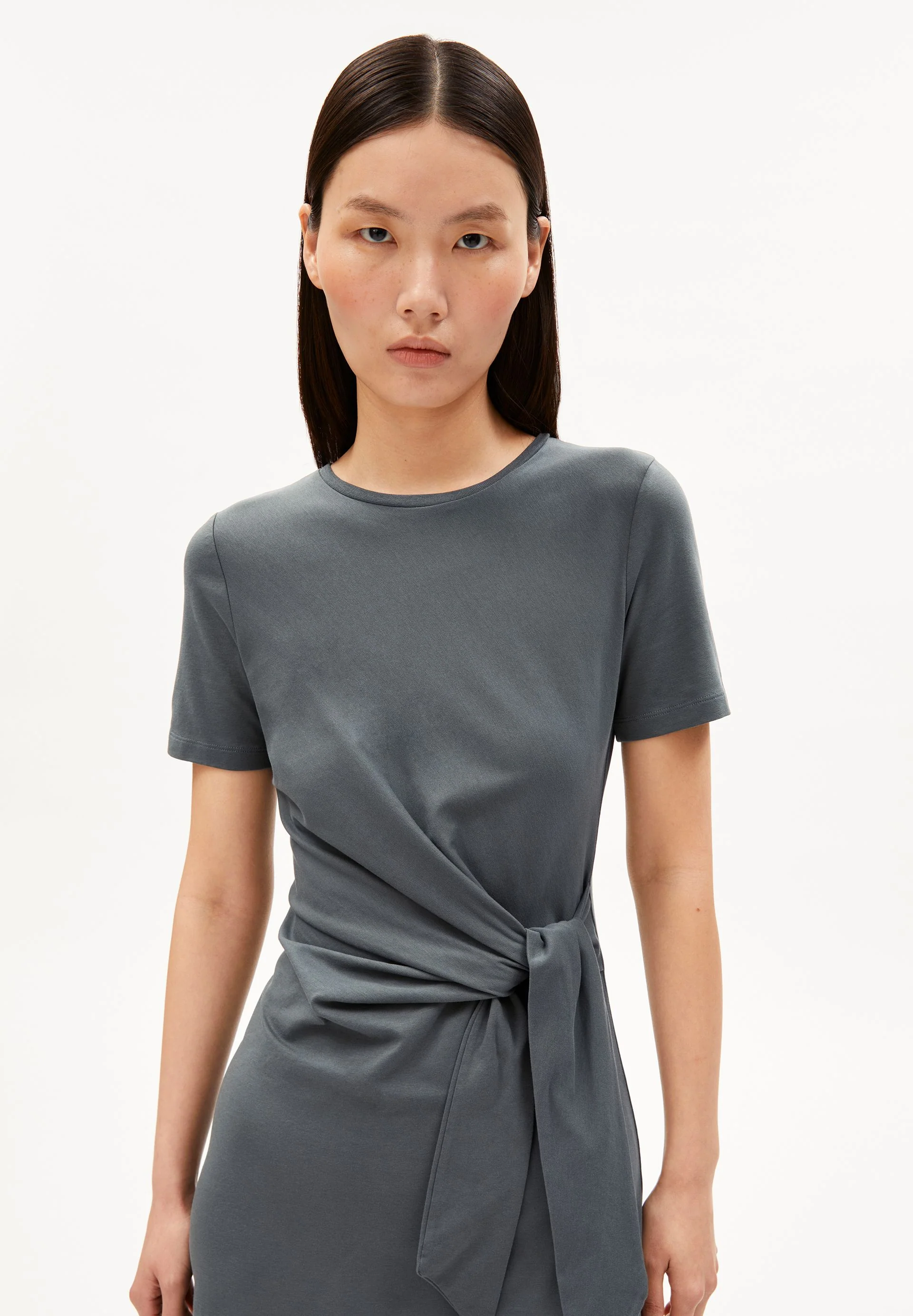JELTAA JERSEY-KLEID | space steel - Image 3
