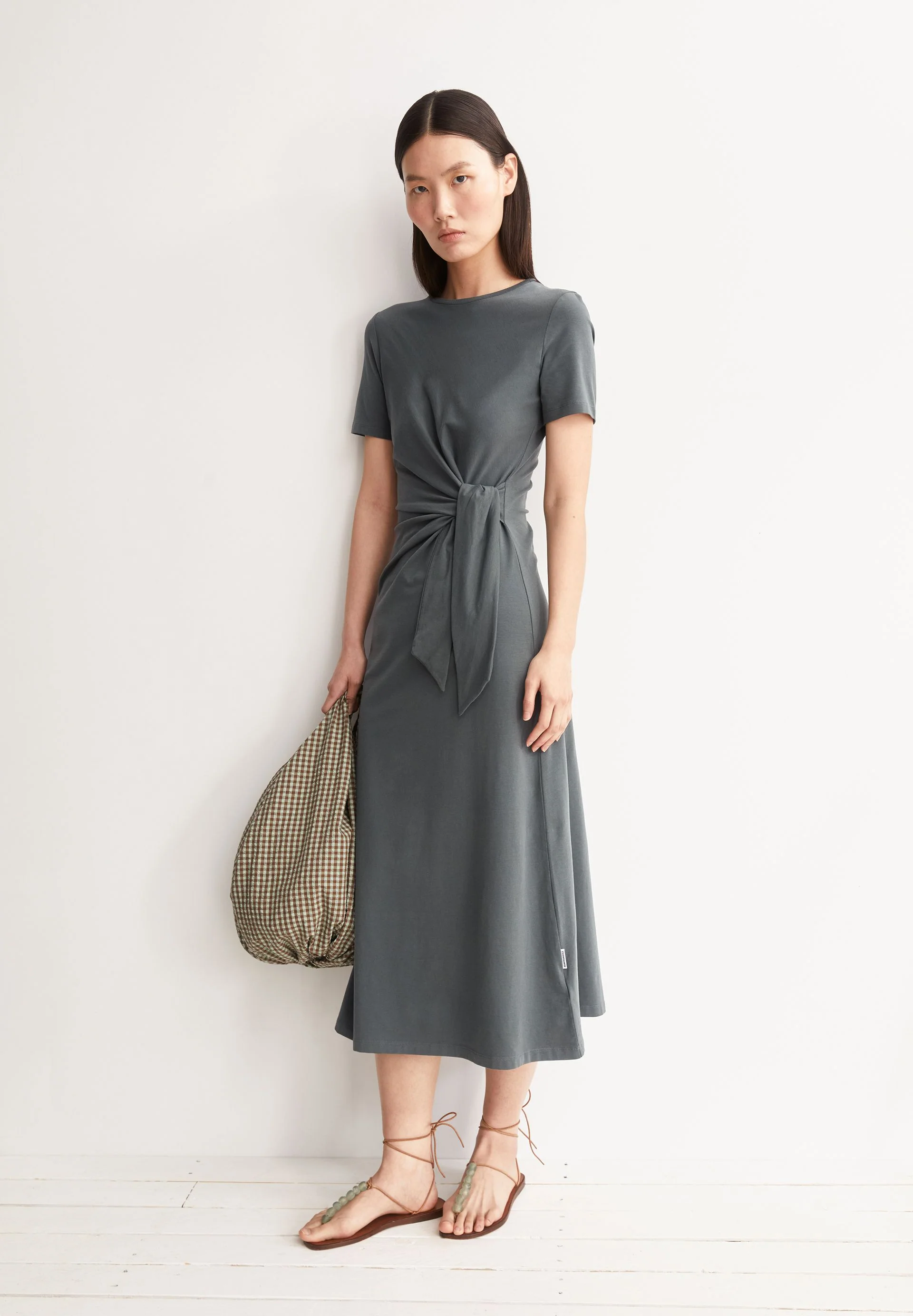 JELTAA JERSEY-KLEID | space steel - Image 4