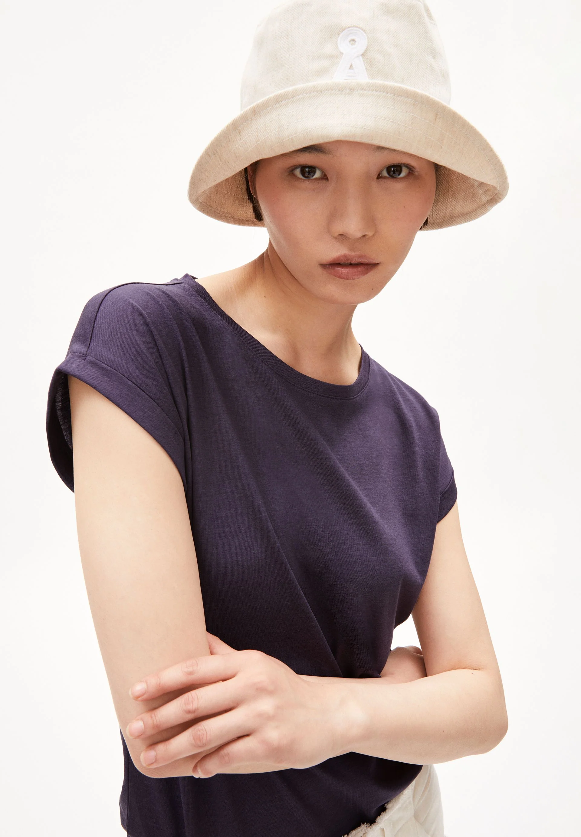 JILAANA T-SHIRT | blue ash - Image 3