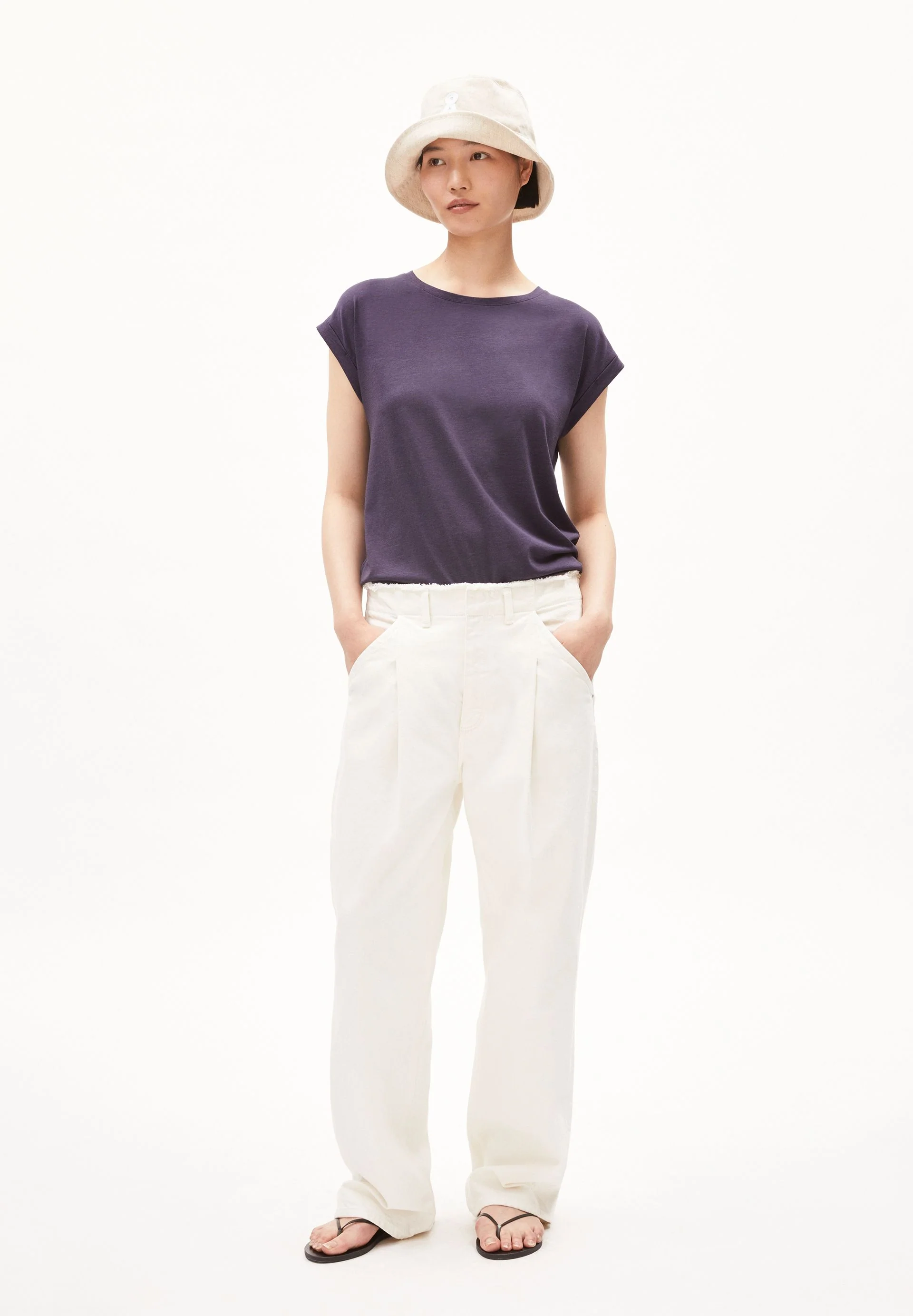 JILAANA T-SHIRT | blue ash - Image 5