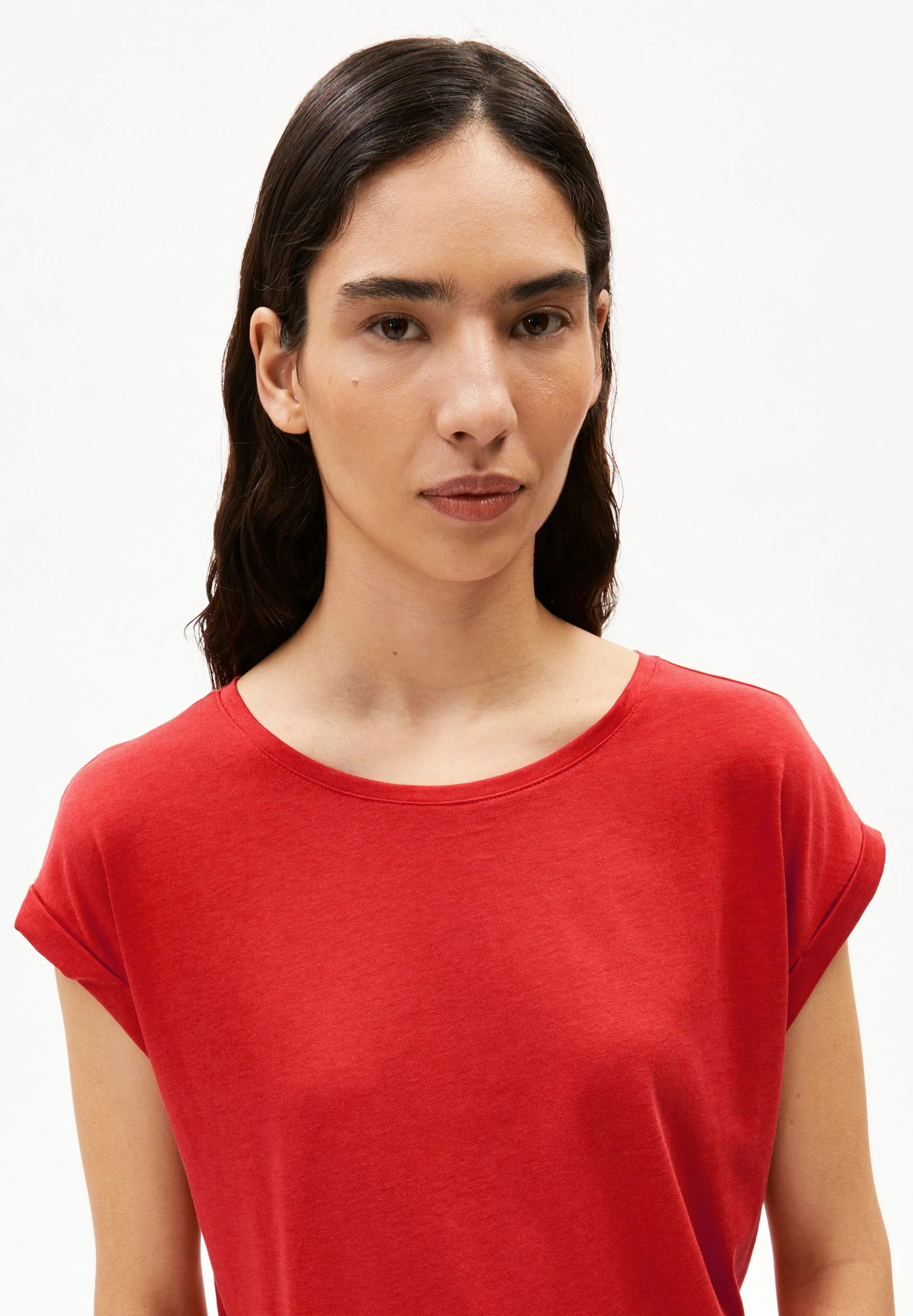 JILAANA T-SHIRT | coral blush - Image 3
