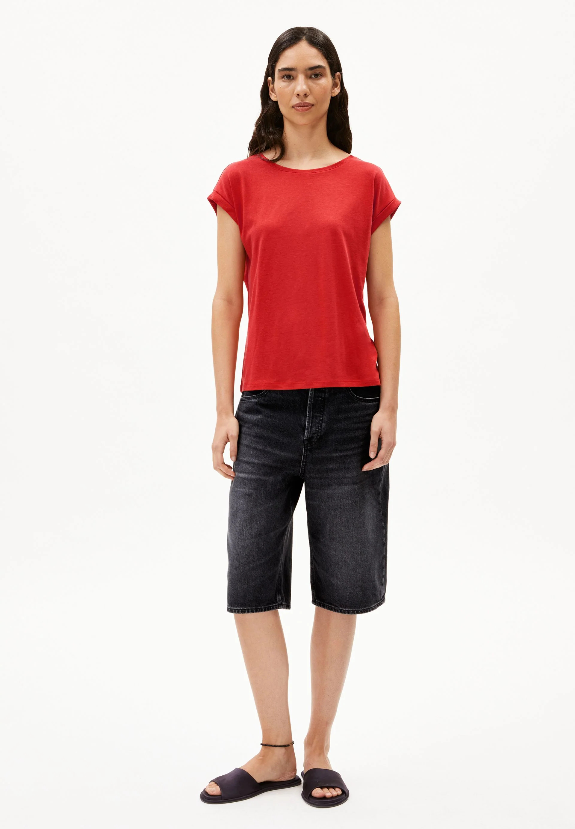 JILAANA T-SHIRT | coral blush - Image 5