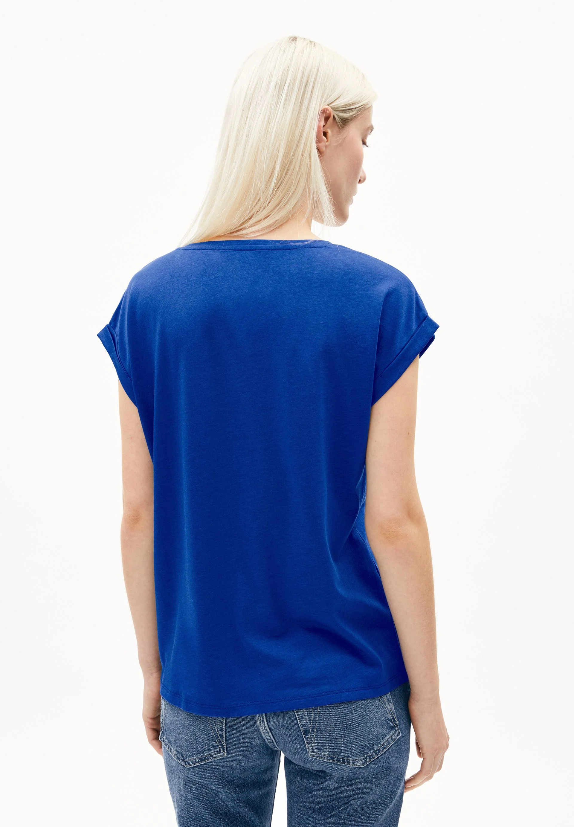 JILAANA T-SHIRT | lapis blue - Image 2