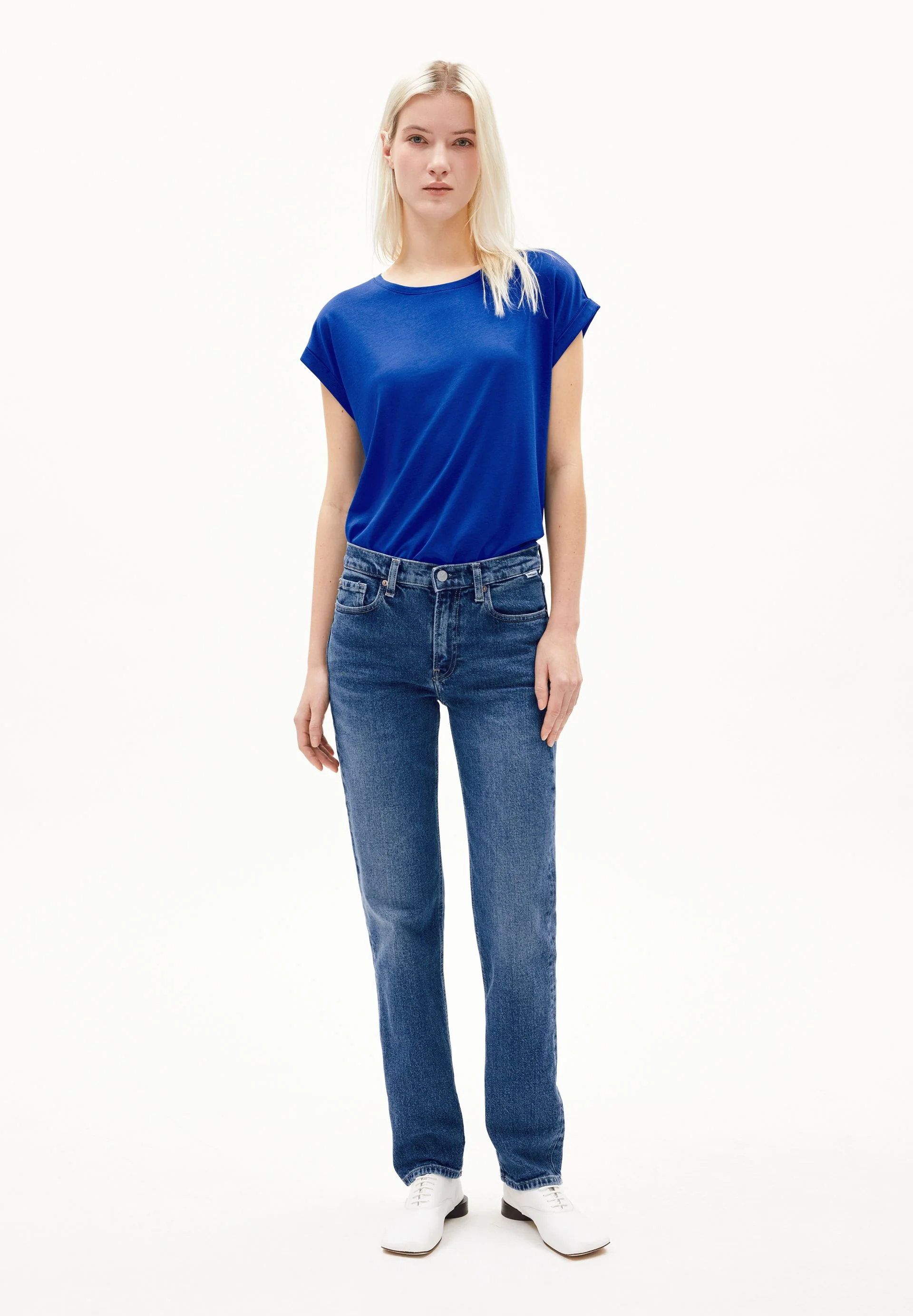 JILAANA T-SHIRT | lapis blue - Image 5