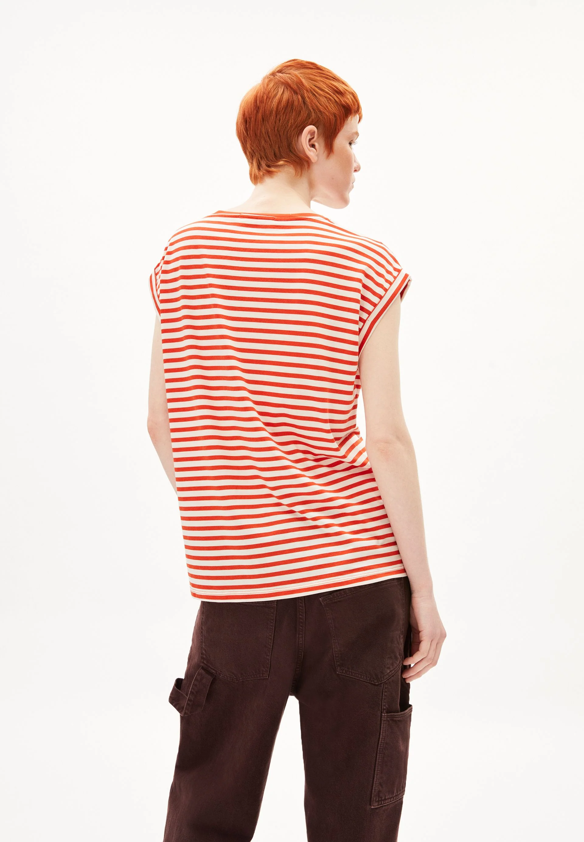 JILAANA STRIPES | emergency red-oatmilk - Image 2