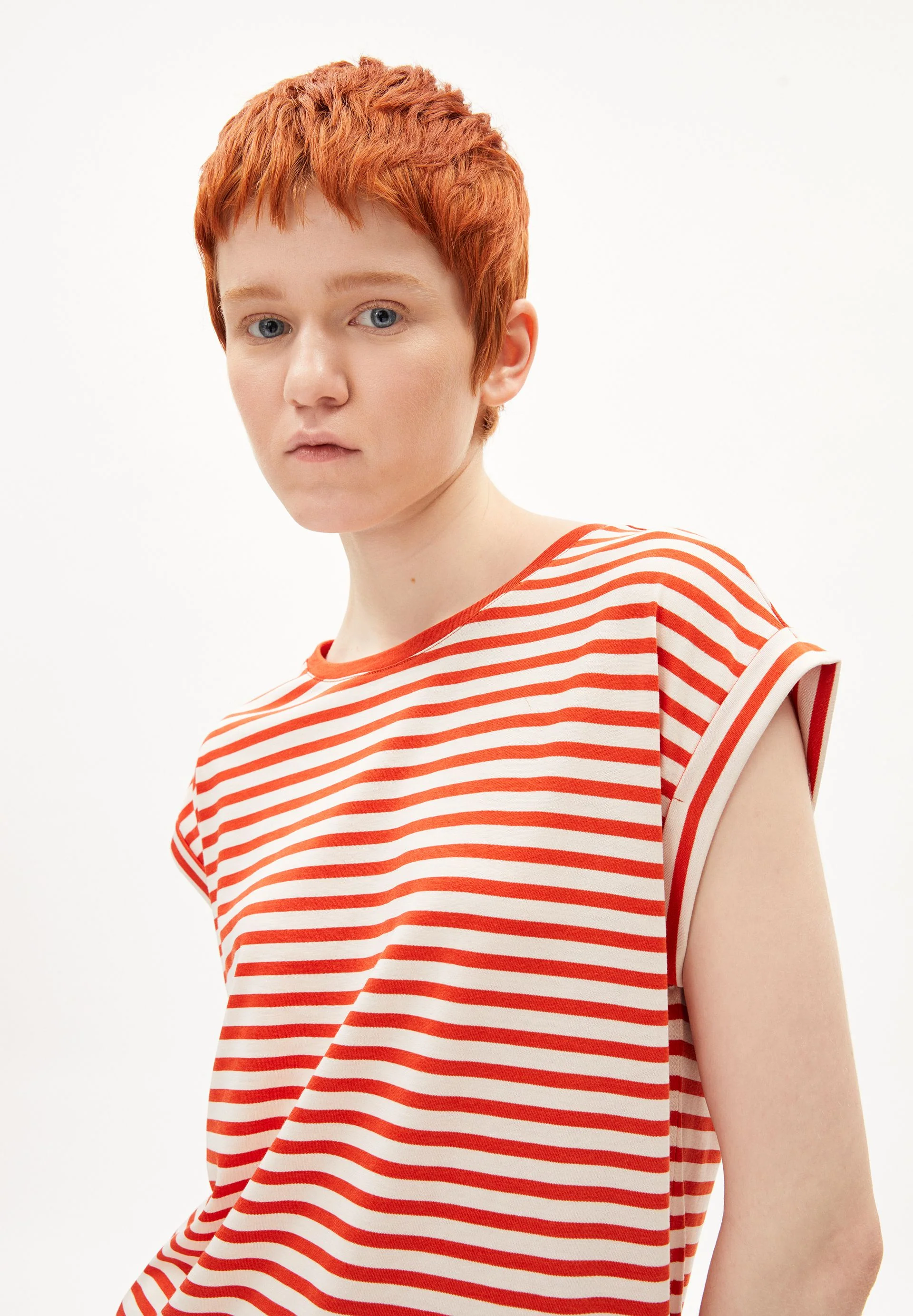 JILAANA STRIPES | emergency red-oatmilk - Image 3