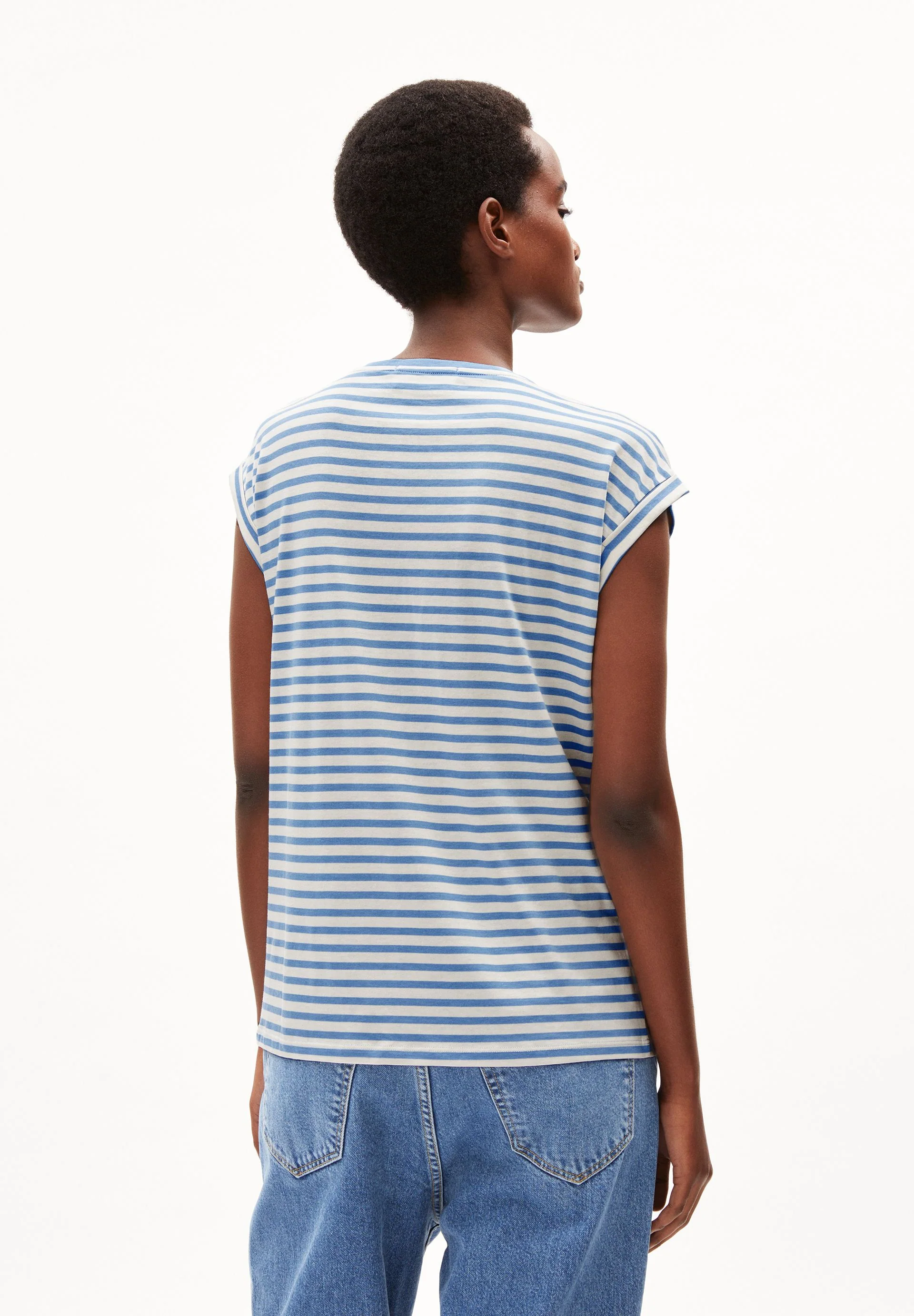 JILAANA STRIPES | iceberg blue-oatmilk - Image 2