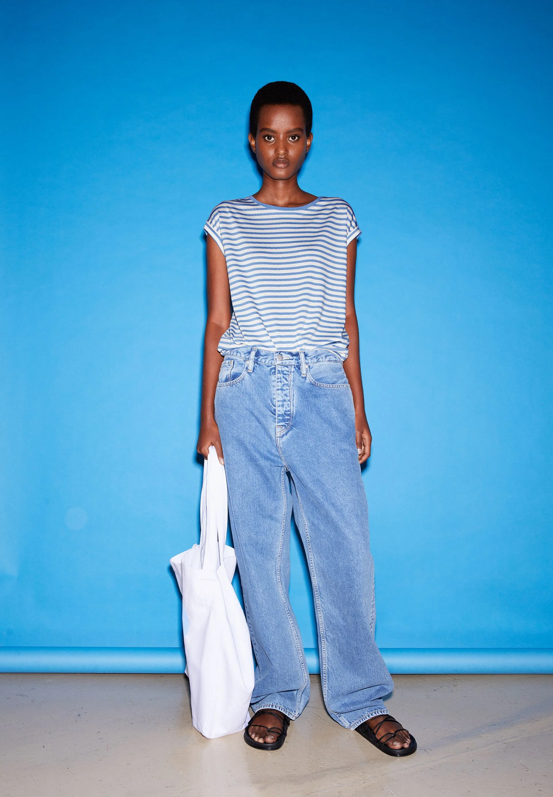 JILAANA STRIPES | iceberg blue-oatmilk - Image 4