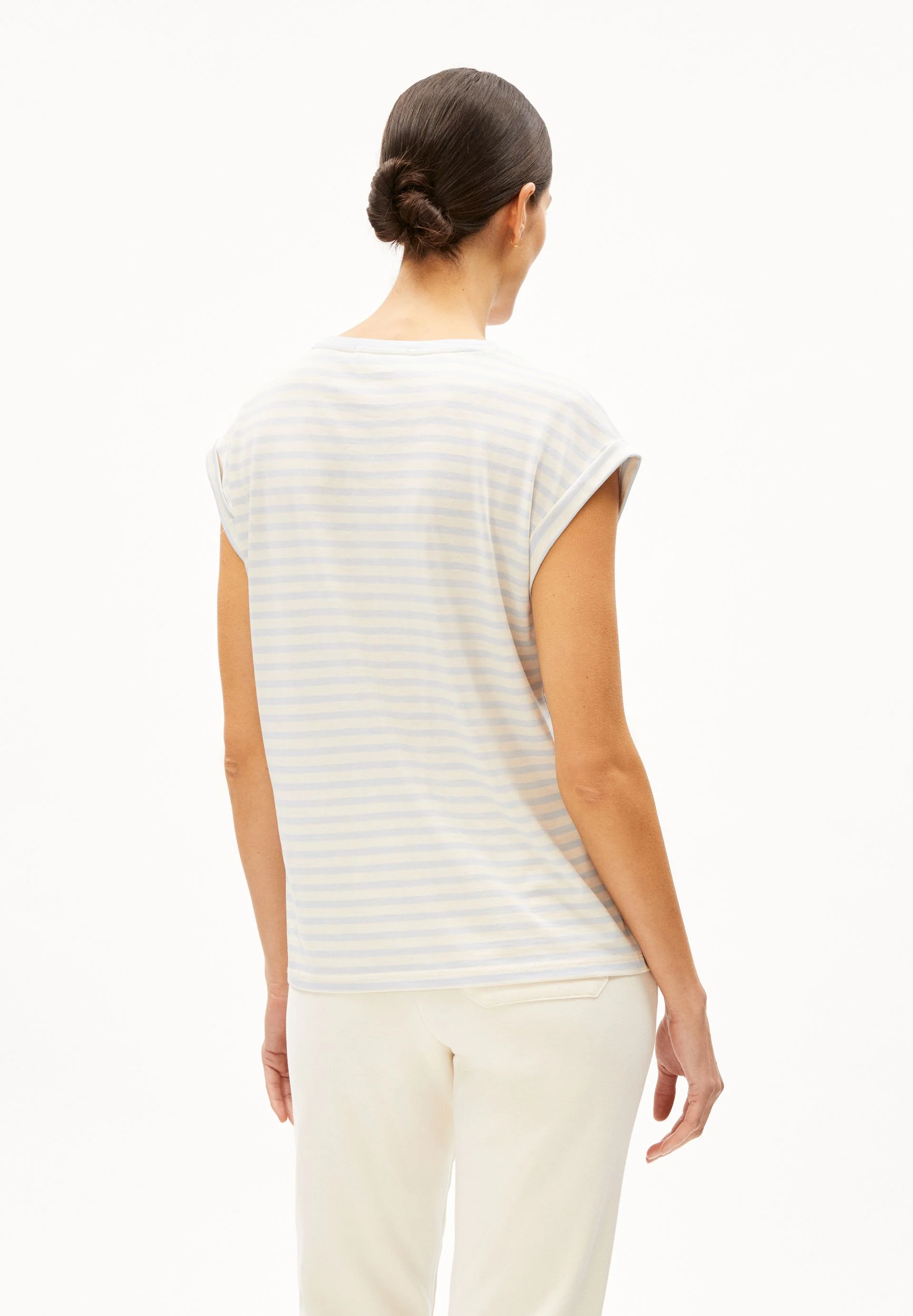 JILAANA STRIPES | morning sky-oatmilk - Image 2