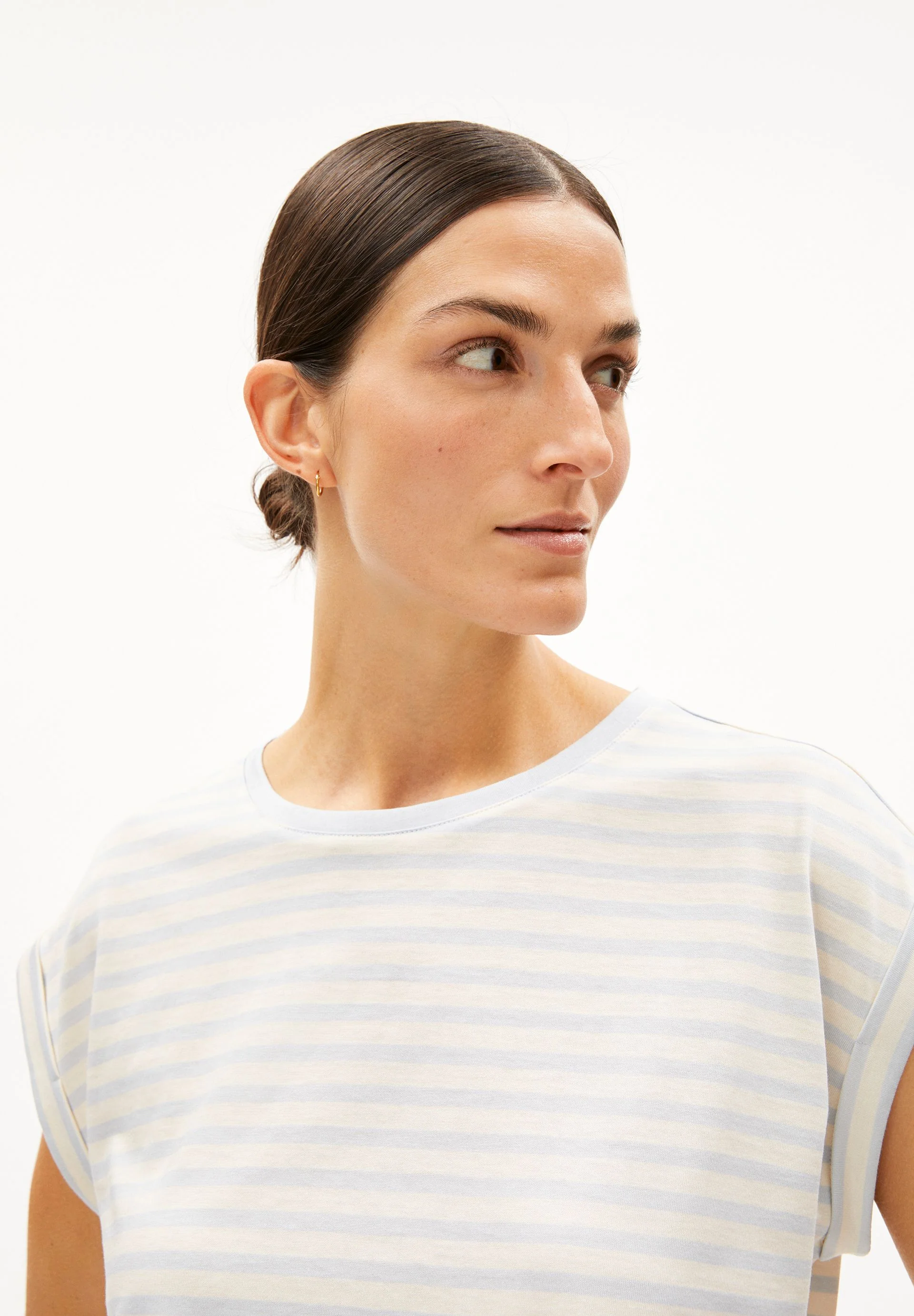 JILAANA STRIPES | morning sky-oatmilk - Image 3