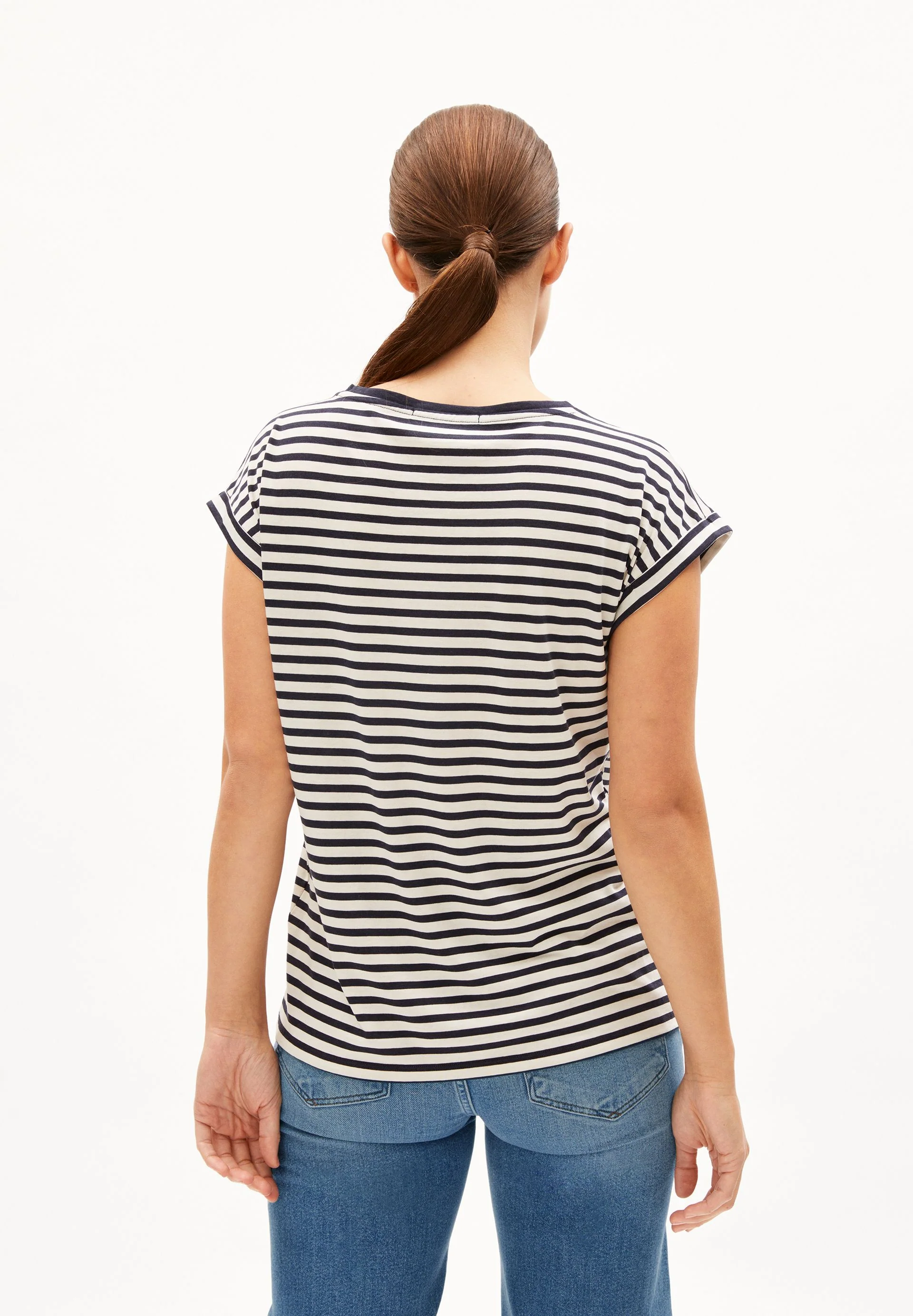 JILAANA STRIPES | night sky-oatmilk - Image 2