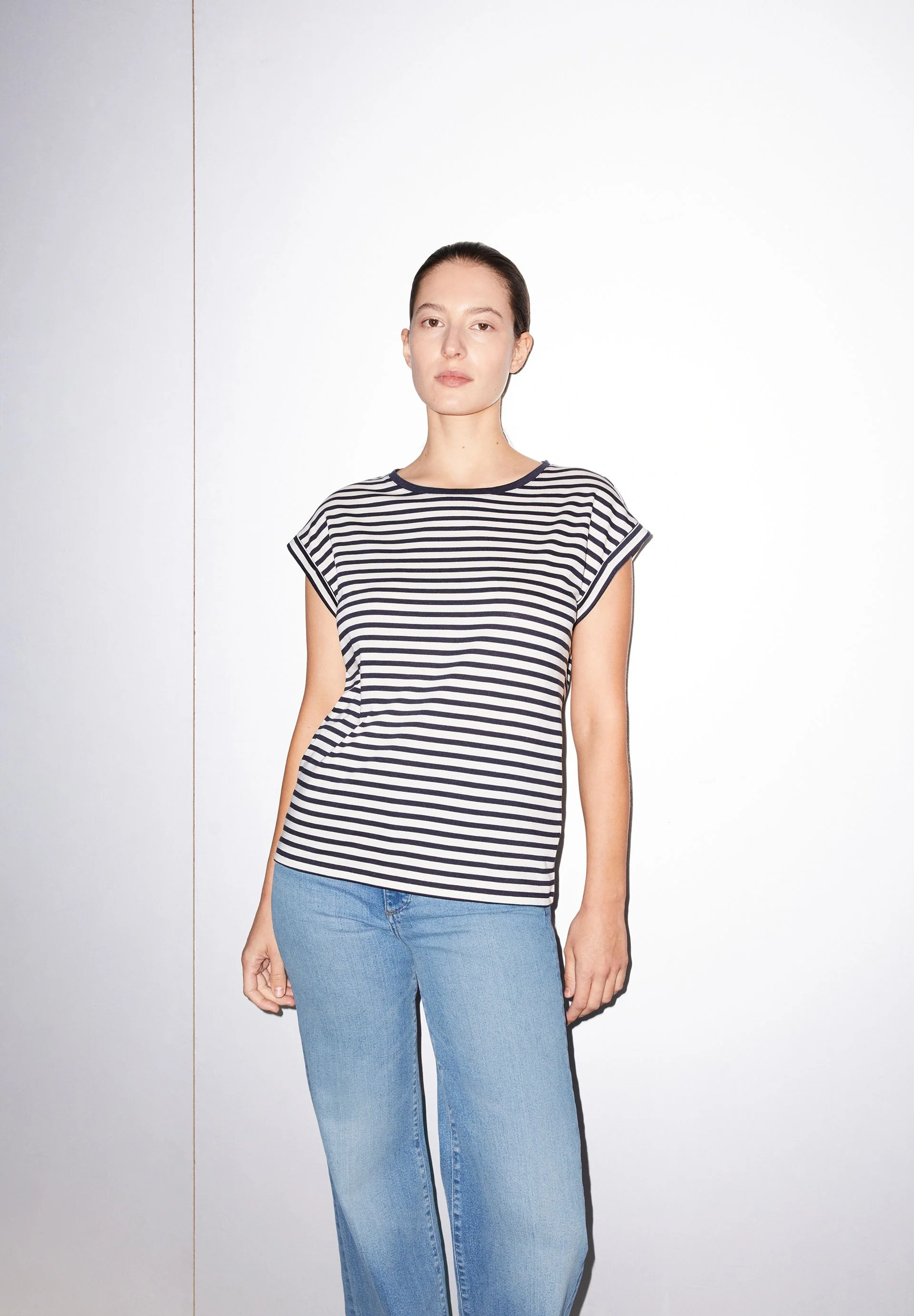 JILAANA STRIPES | night sky-oatmilk - Image 4