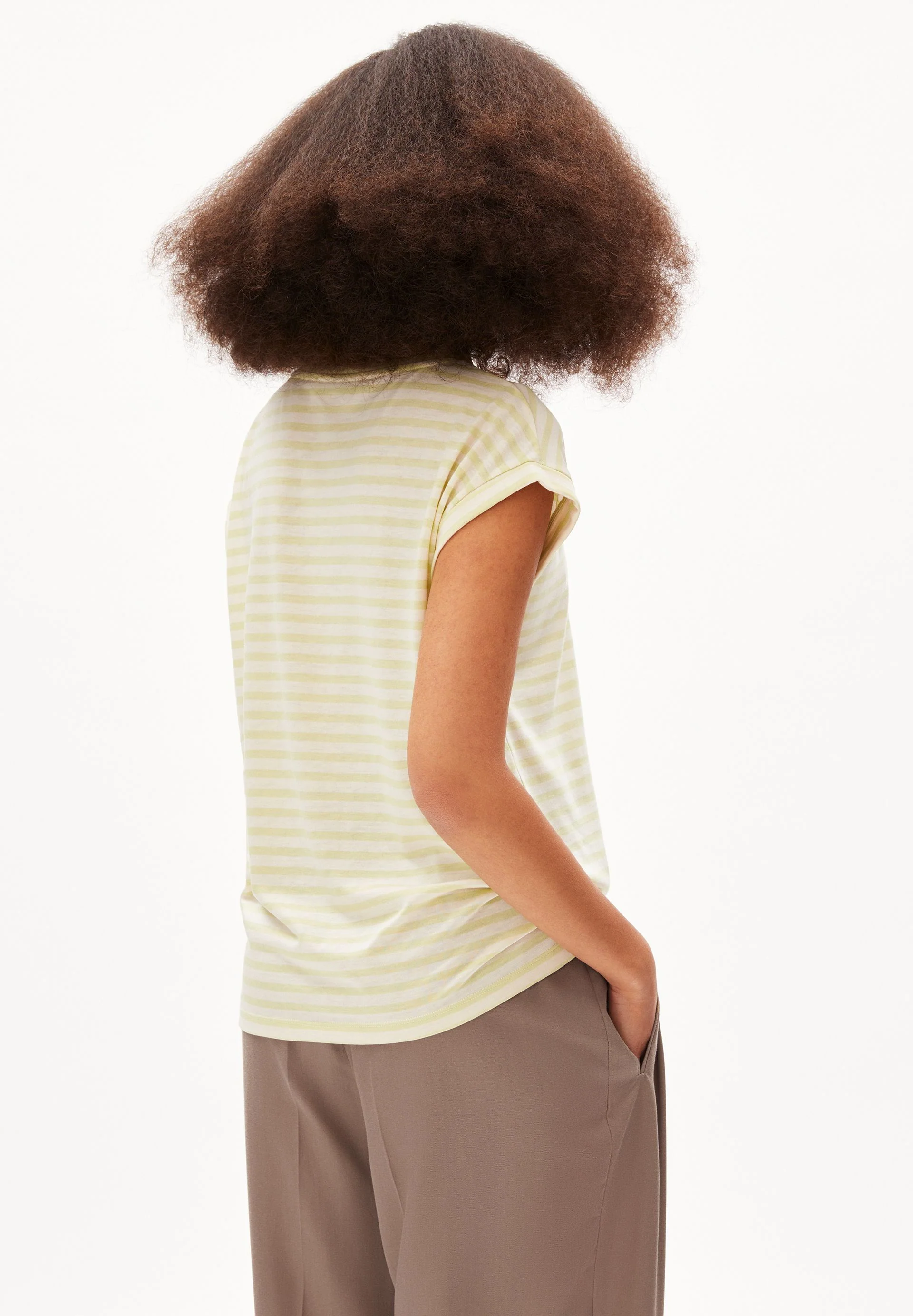 JILAANA STRIPES | pastel green-oatmilk - Image 2