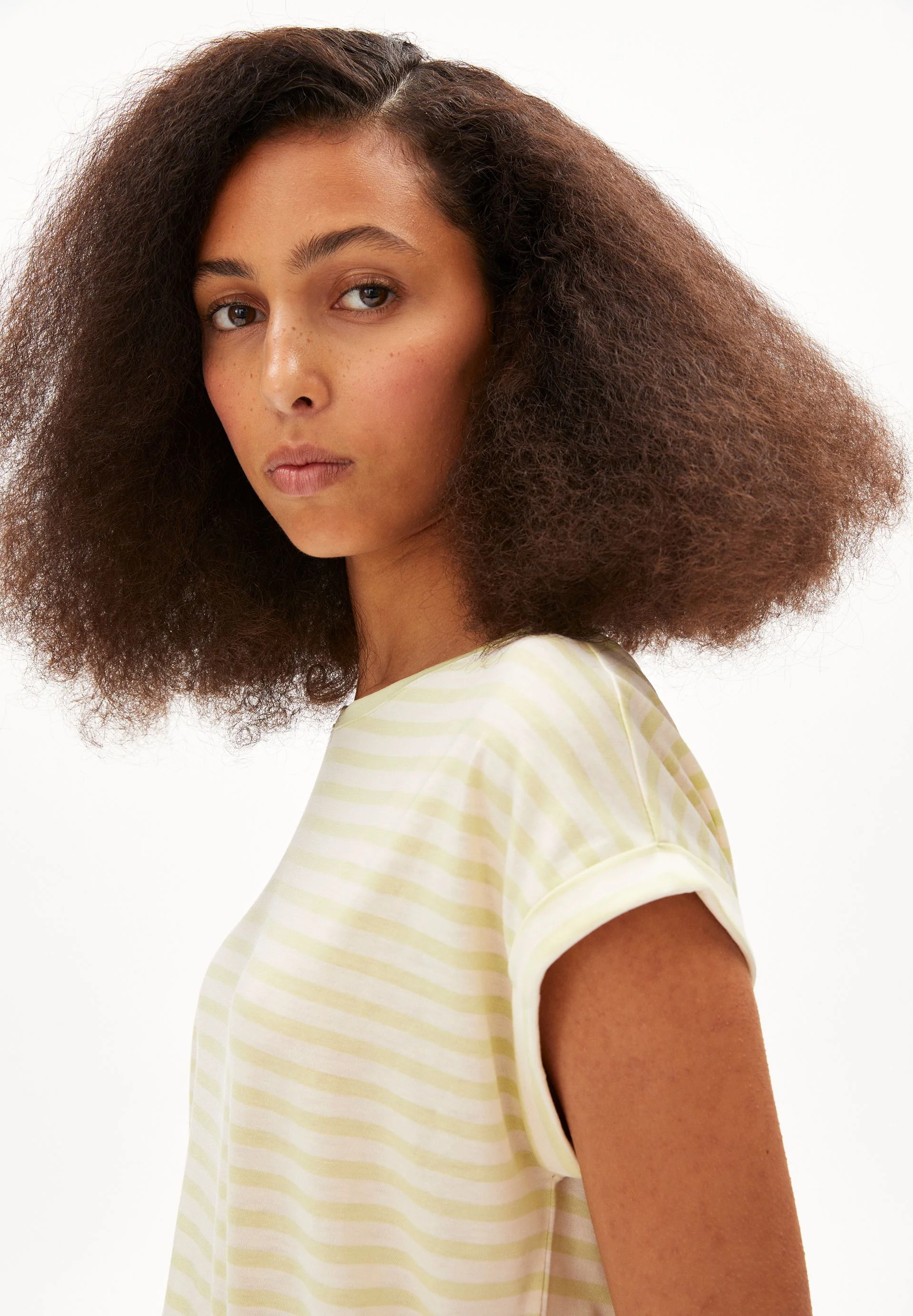 JILAANA STRIPES | pastel green-oatmilk - Image 3